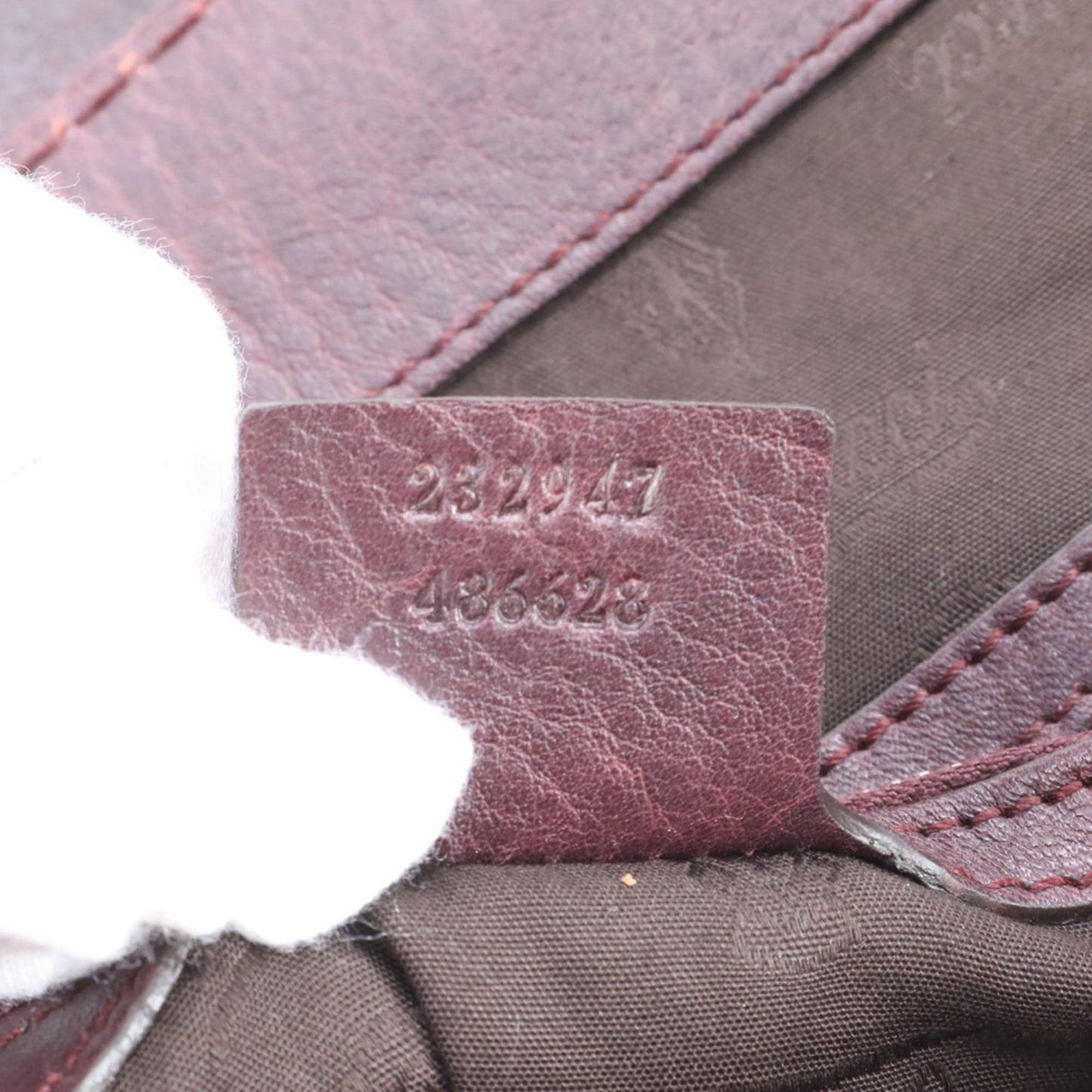 Gucci Purple Leather Tote Bag ( )