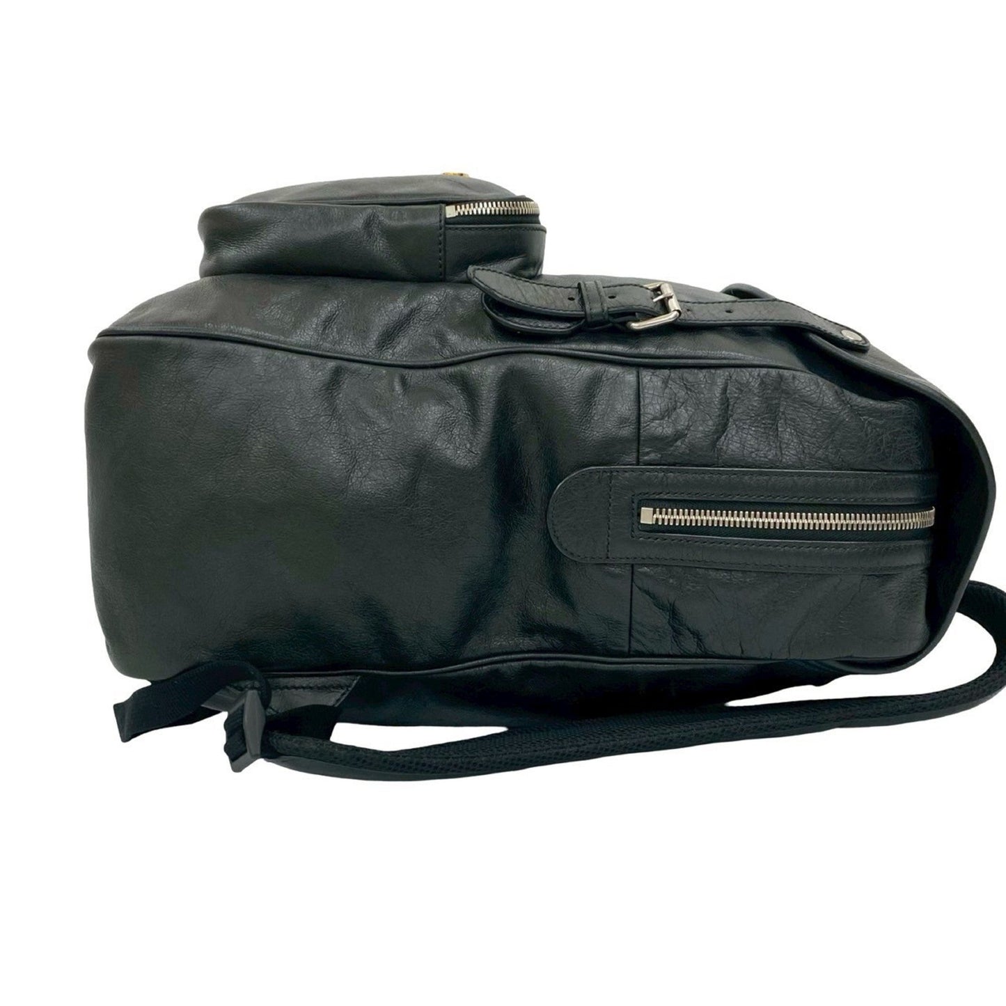 Gucci Black Leather Backpack ( )