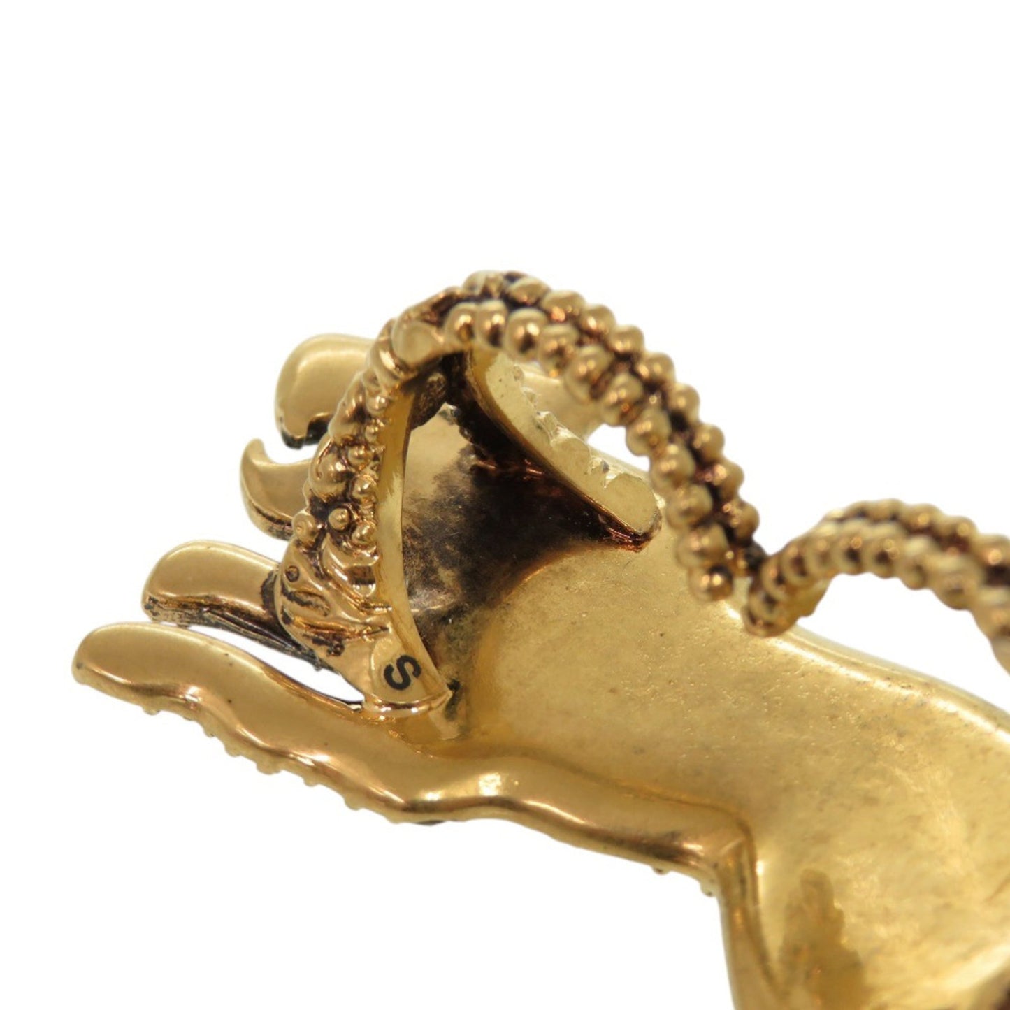Gucci Gold Silver Metal Band Ring ( )
