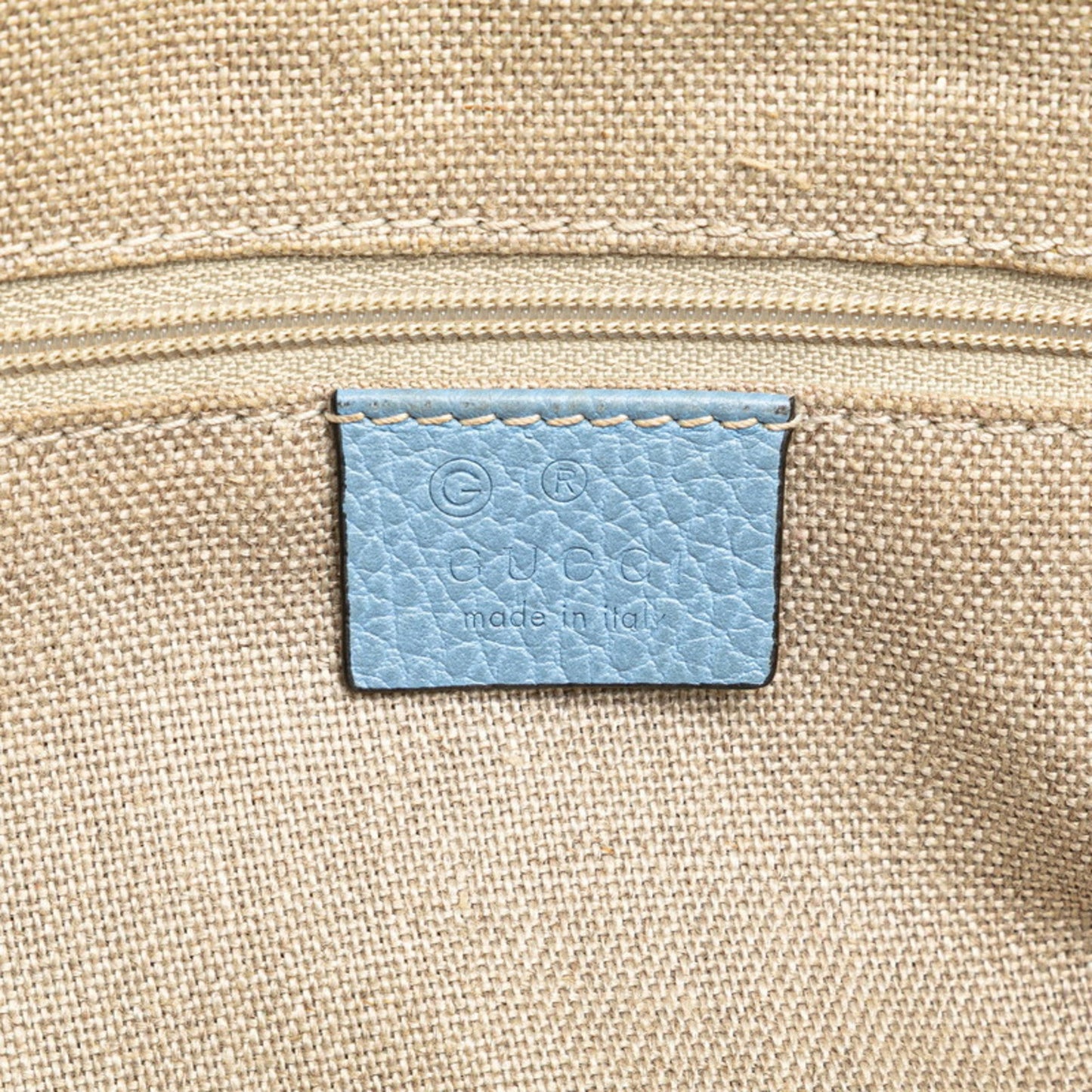 Gucci Light Blue Leather Handbag Shoulder Bag ( )