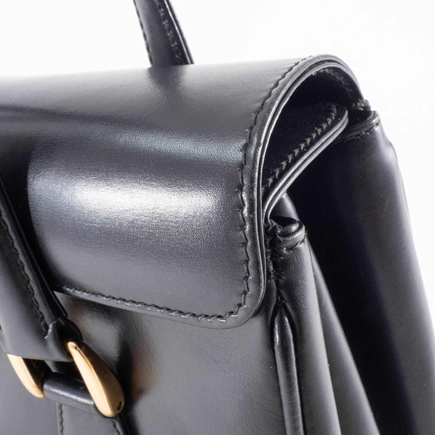 Gucci Black Leather Handbag ( )