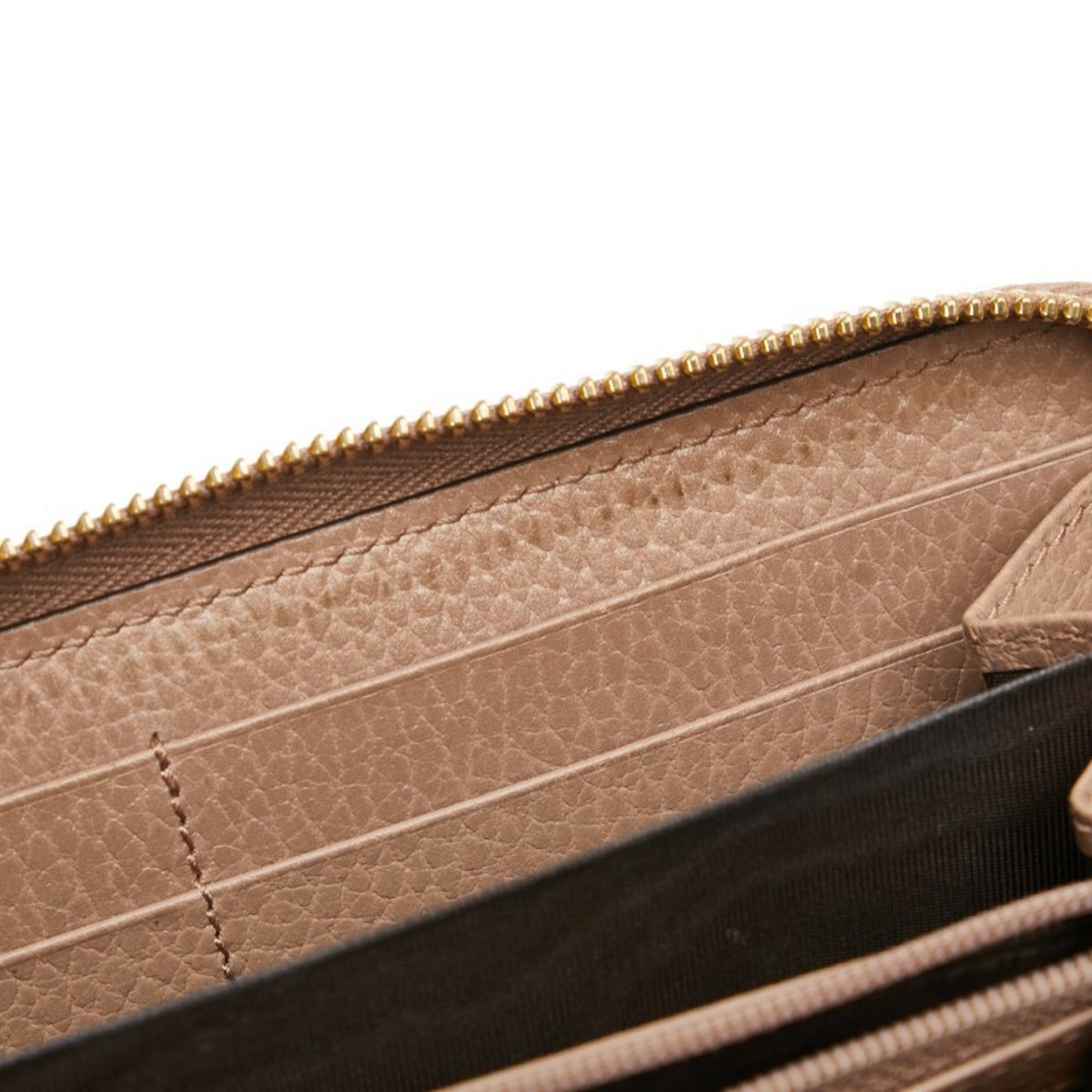 Gucci Beige Pvc Leather Long Wallet (Bi-Fold) ( )