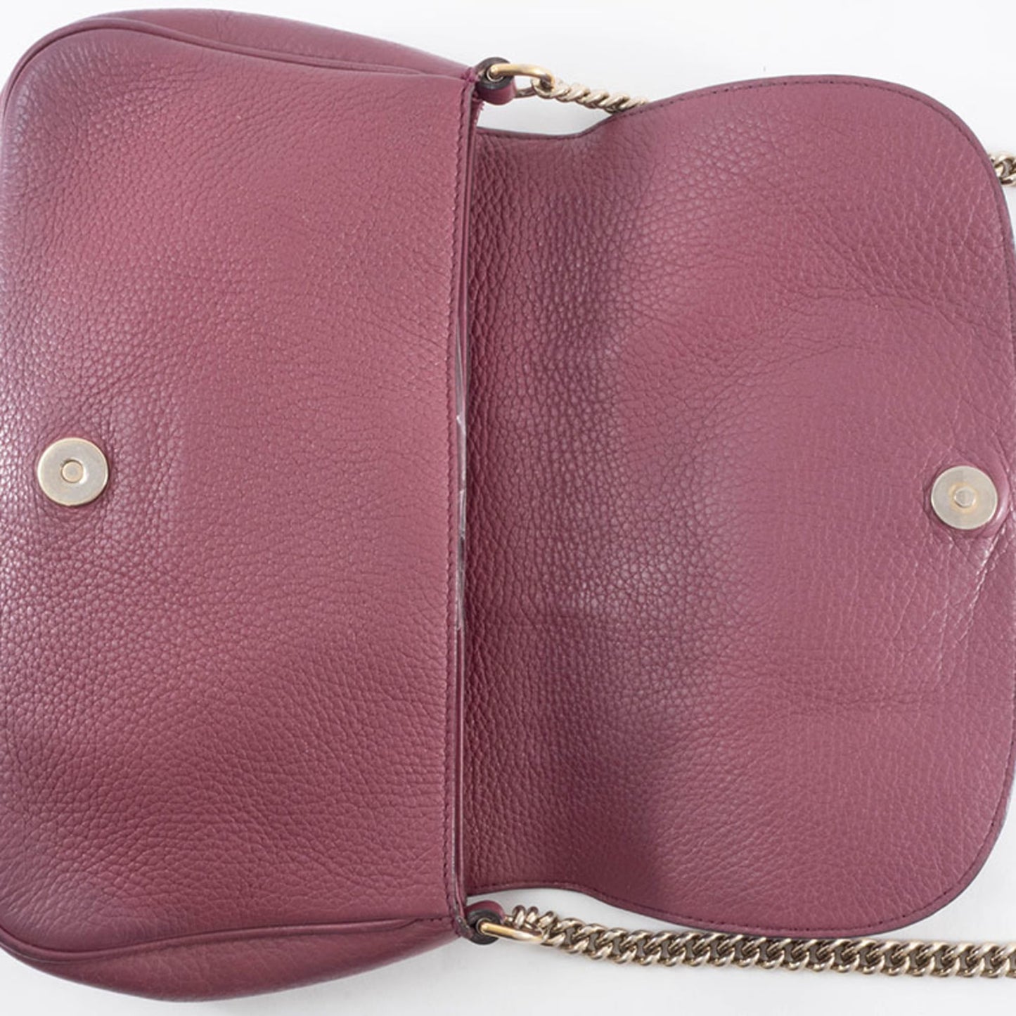 Gucci Purple Leather Shoulder Bag ( )
