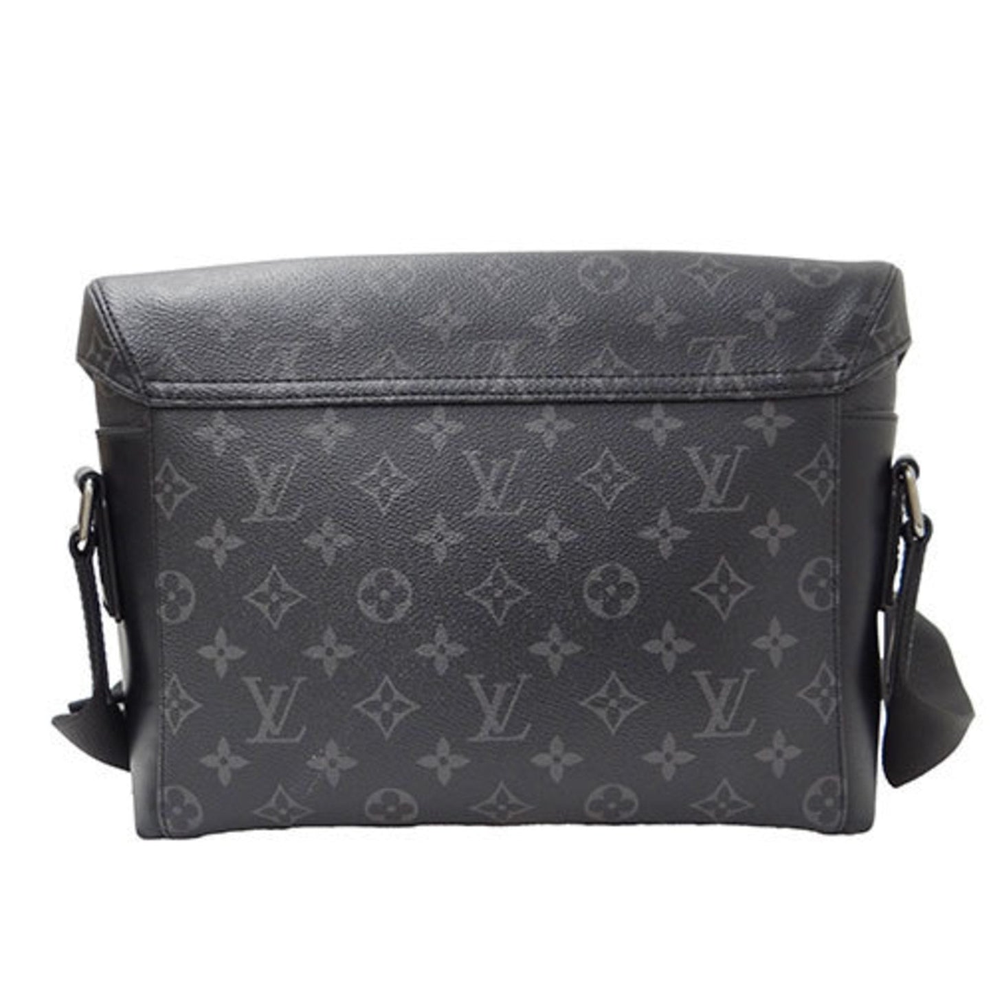 LOUIS VUITTON Bag Monogram Eclipse Men's Shoulder Voyage PM Gray Black