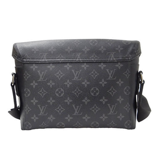 LOUIS VUITTON Bag Monogram Eclipse Men's Shoulder Voyage PM Gray Black