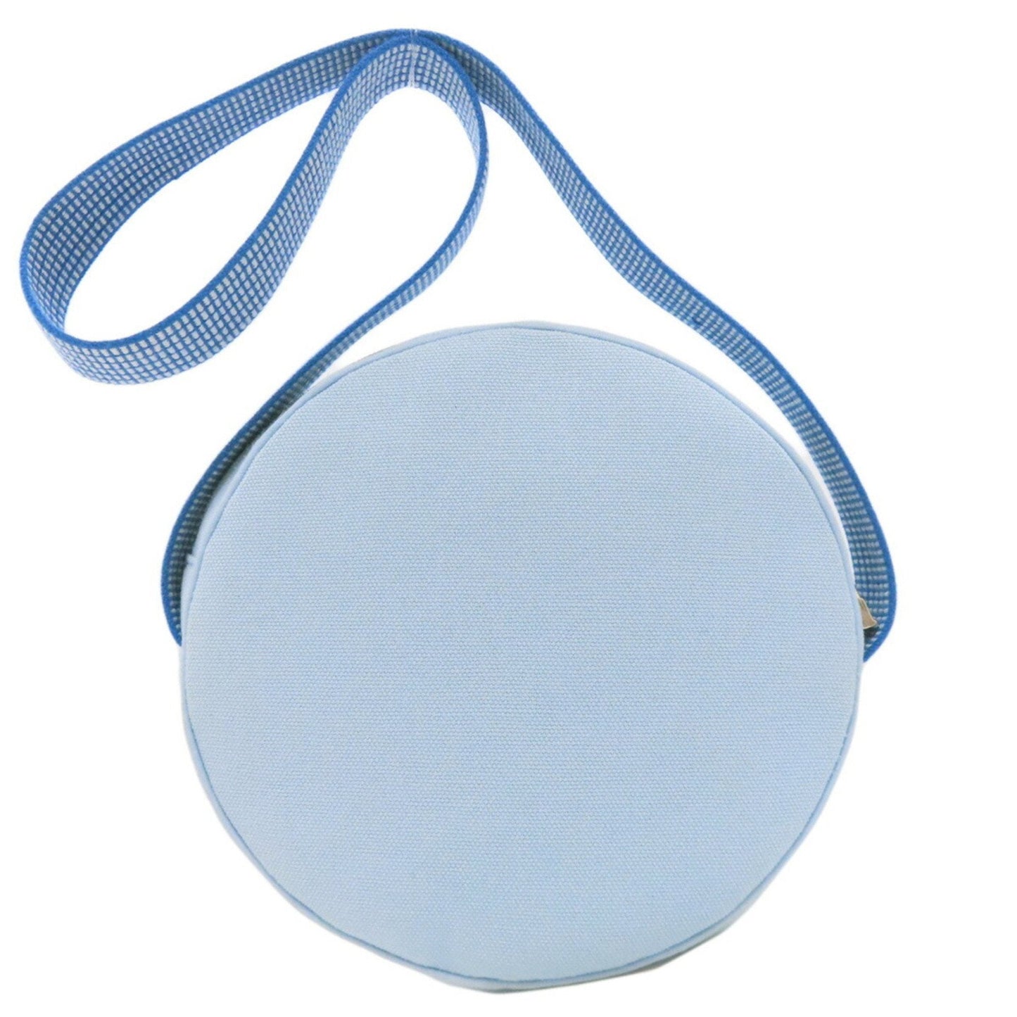Hermes Light Blue Canvas Shoulder Bag ( )