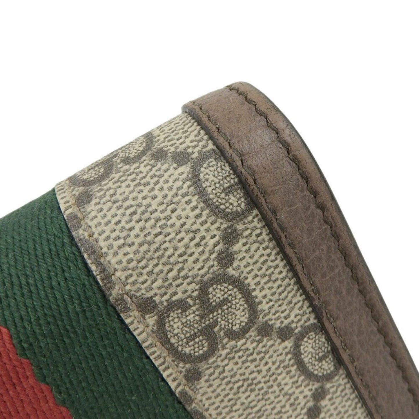 Gucci Ophidia Beige Brown Pvc Wallet (Bi-Fold) ( )