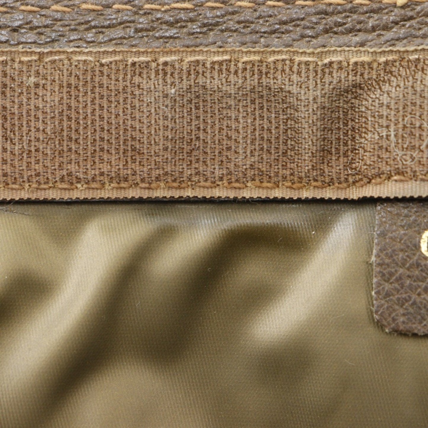 Gucci Brown Gg Plus Leather Clutch Bag Pouch ( )