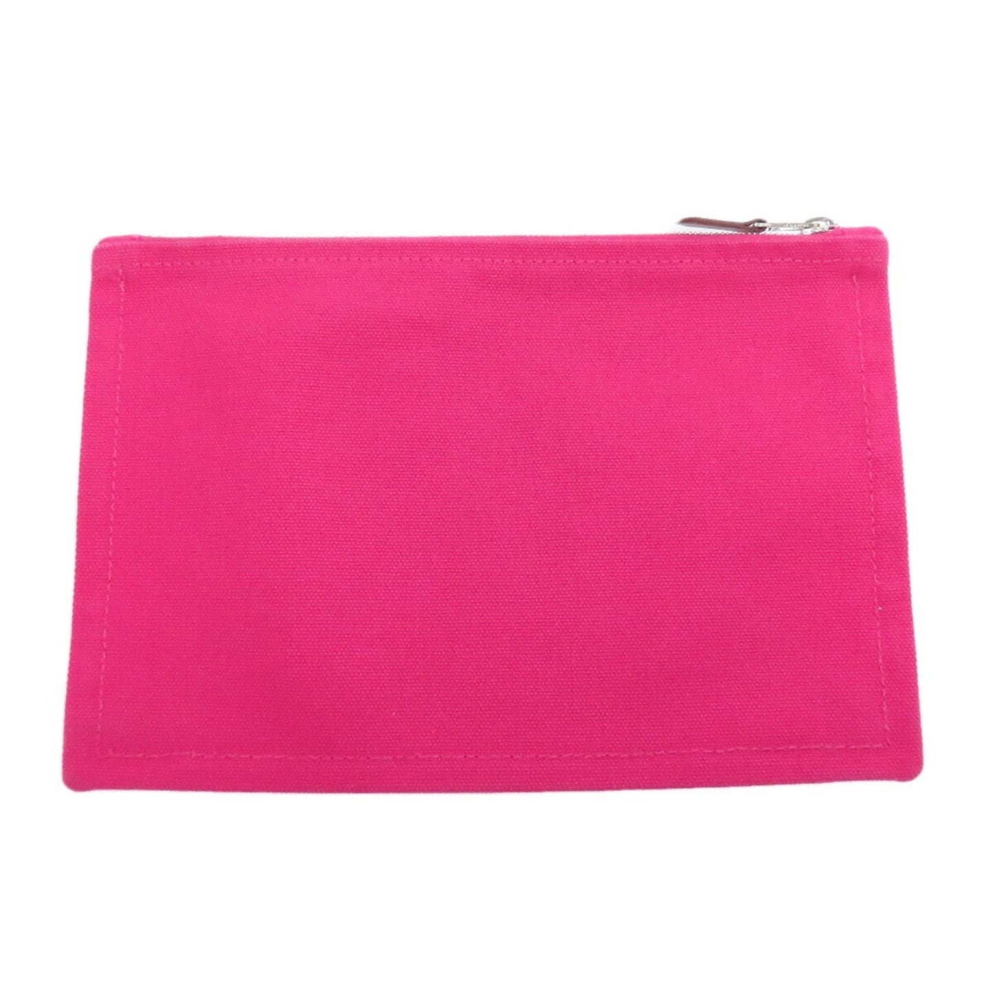 Hermes Pink Canvas Pouch ( )