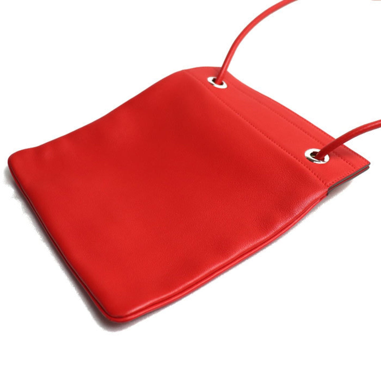 Hermes Red Color Swift Leather Shoulder Bag ( )