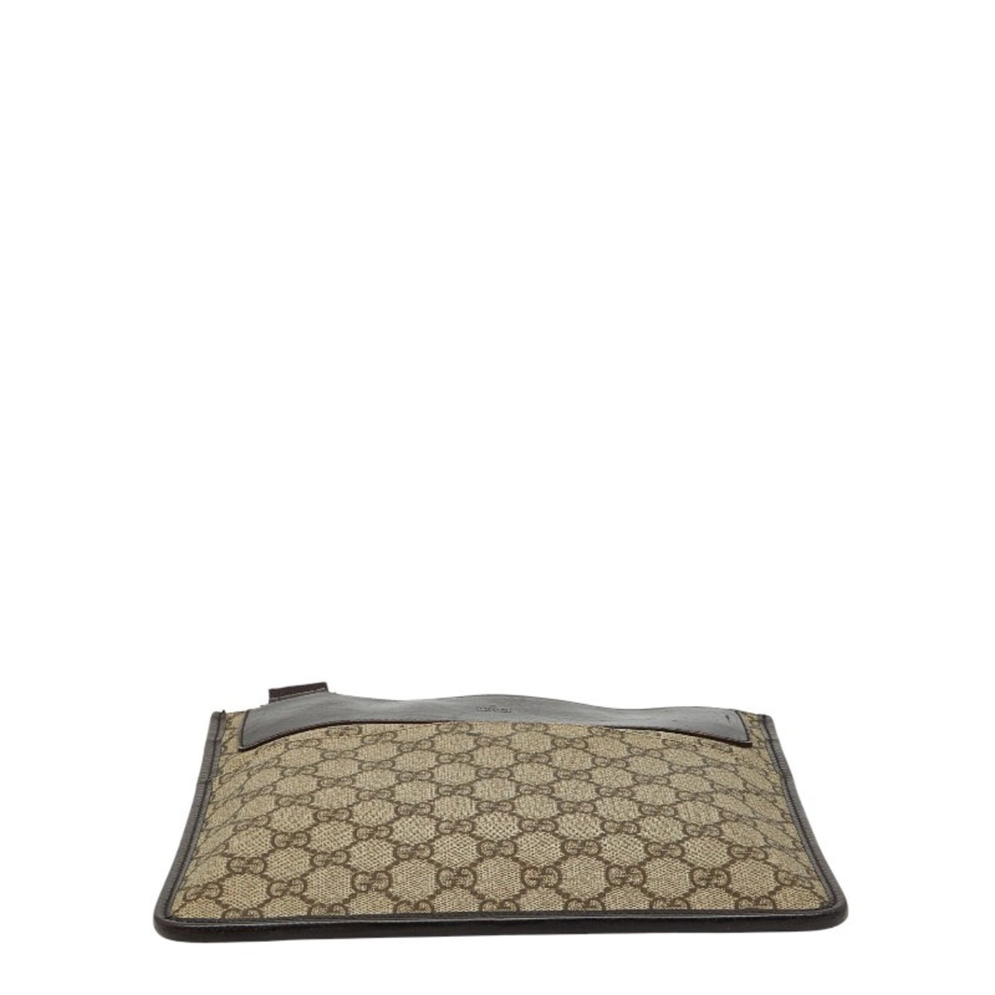 Gucci Beige Brown Pvc Leather Shoulder Bag ( )