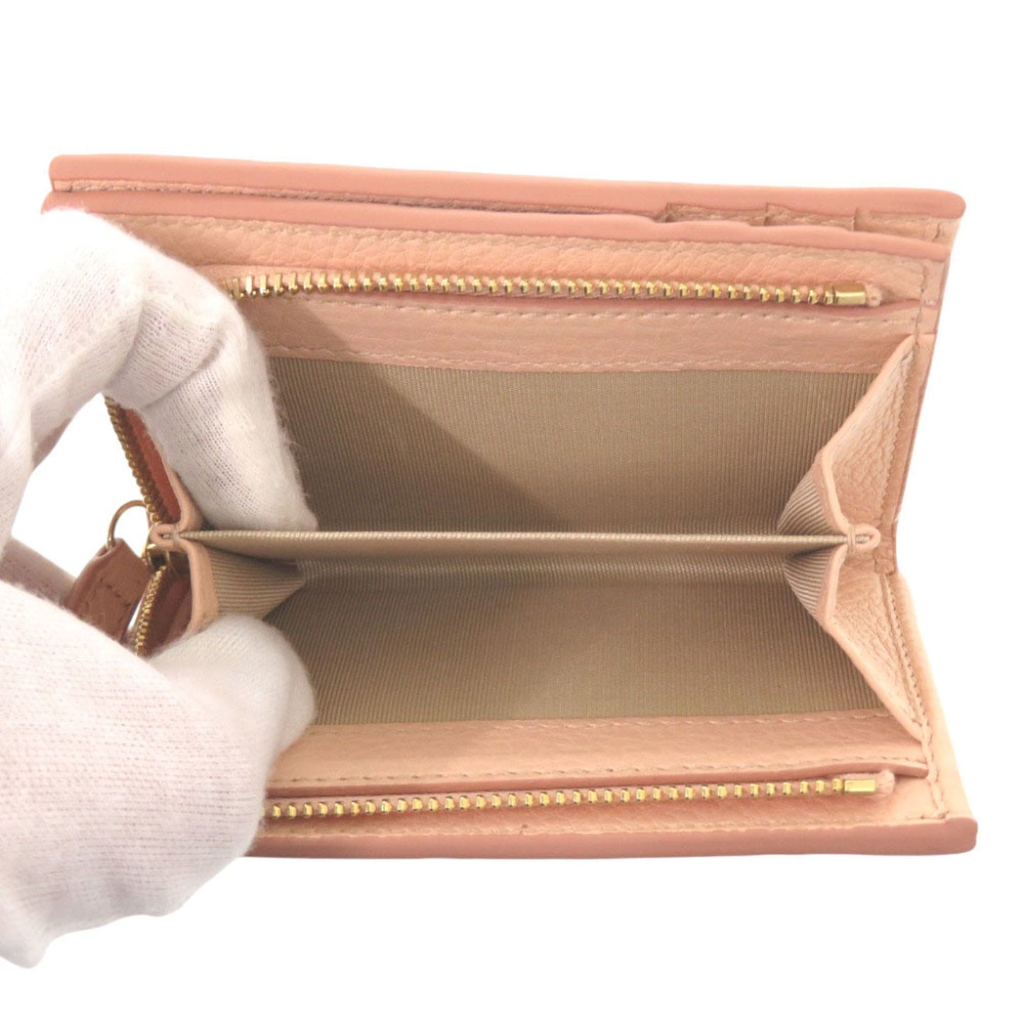 Gucci Beige Leather Wallet (Bi-Fold) ( )
