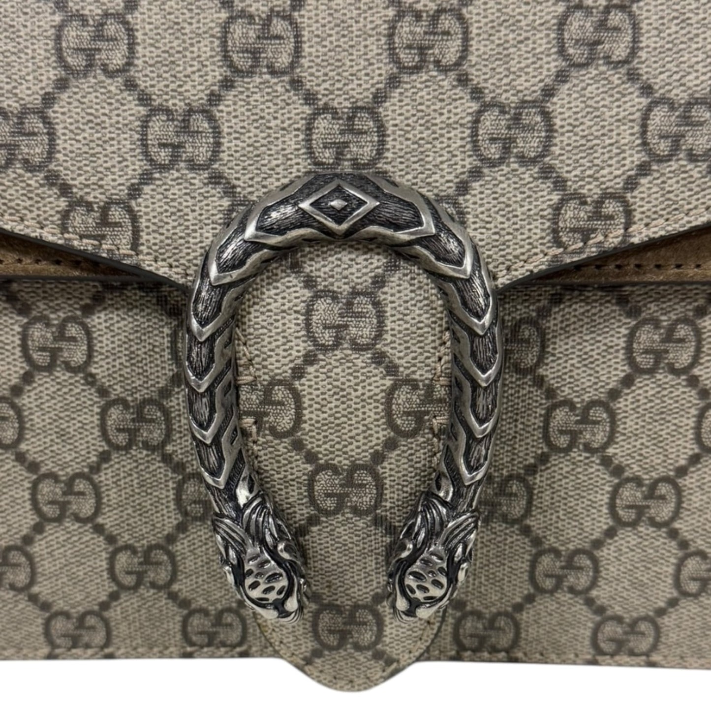 Gucci Beige Gg Supreme Shoulder Bag ( )