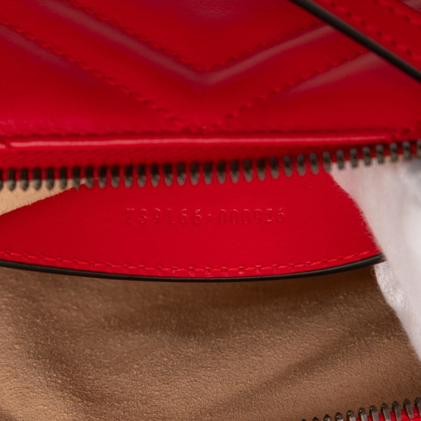 Gucci Red Color Leather Shoulder Bag ( )