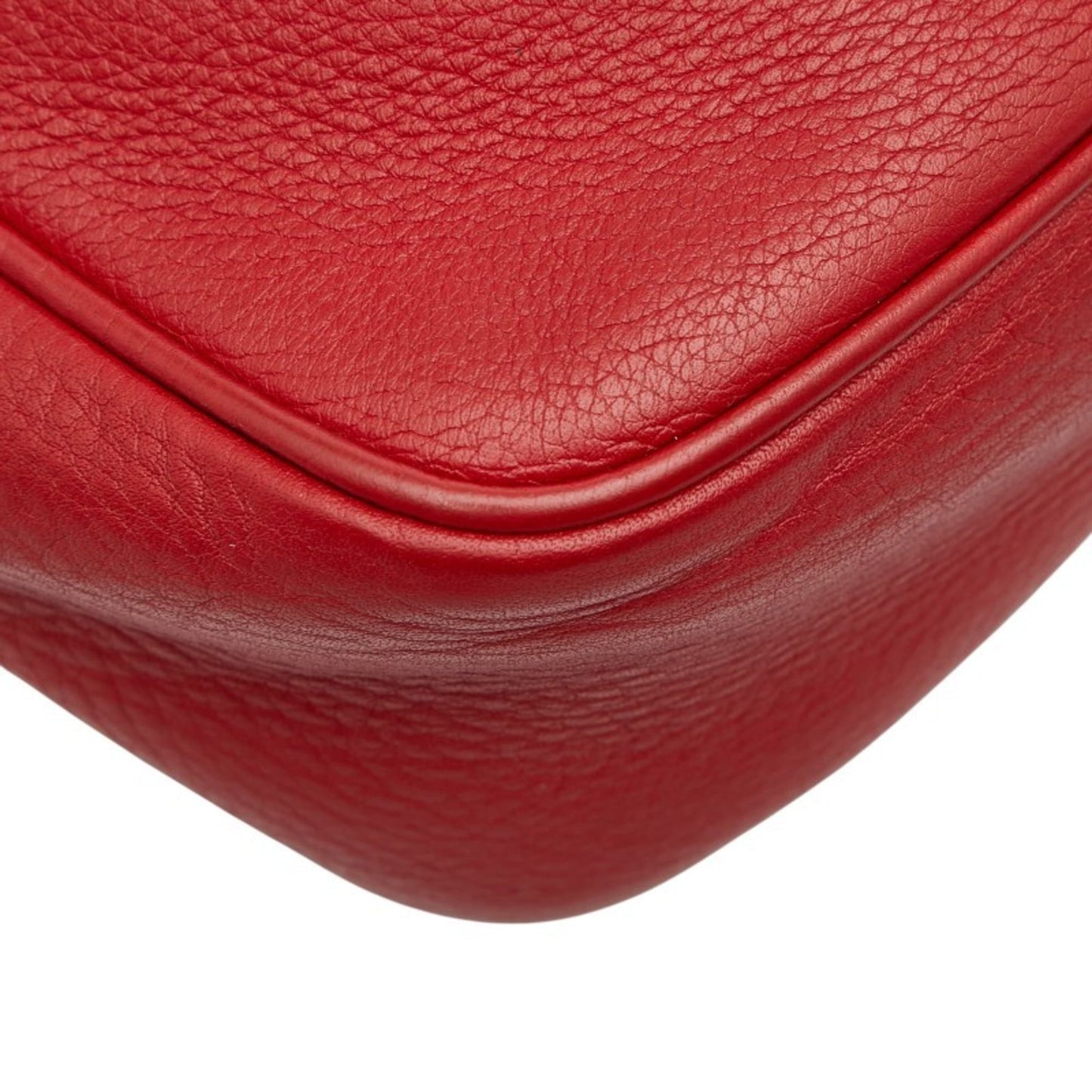 Gucci Red Color Leather Shoulder Bag ( )