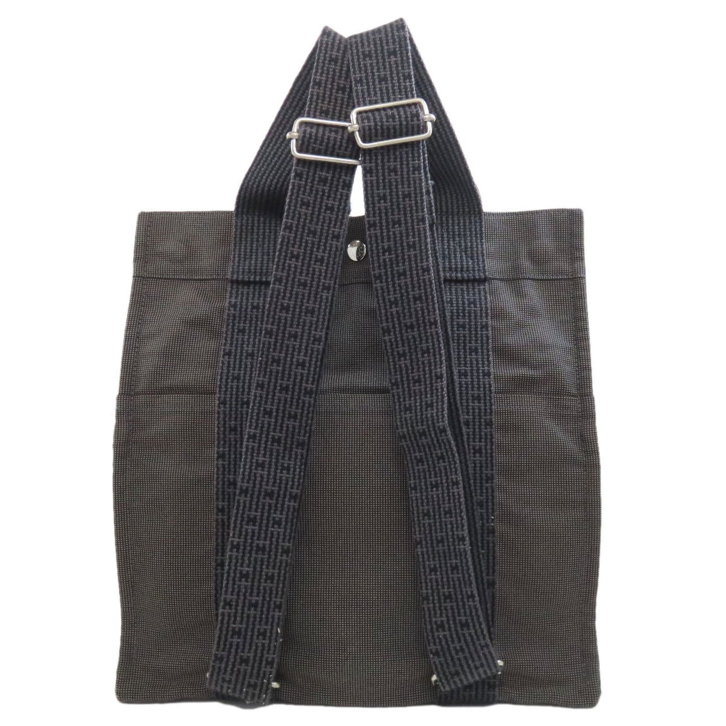 Hermes Gray Canvas Backpack ( )