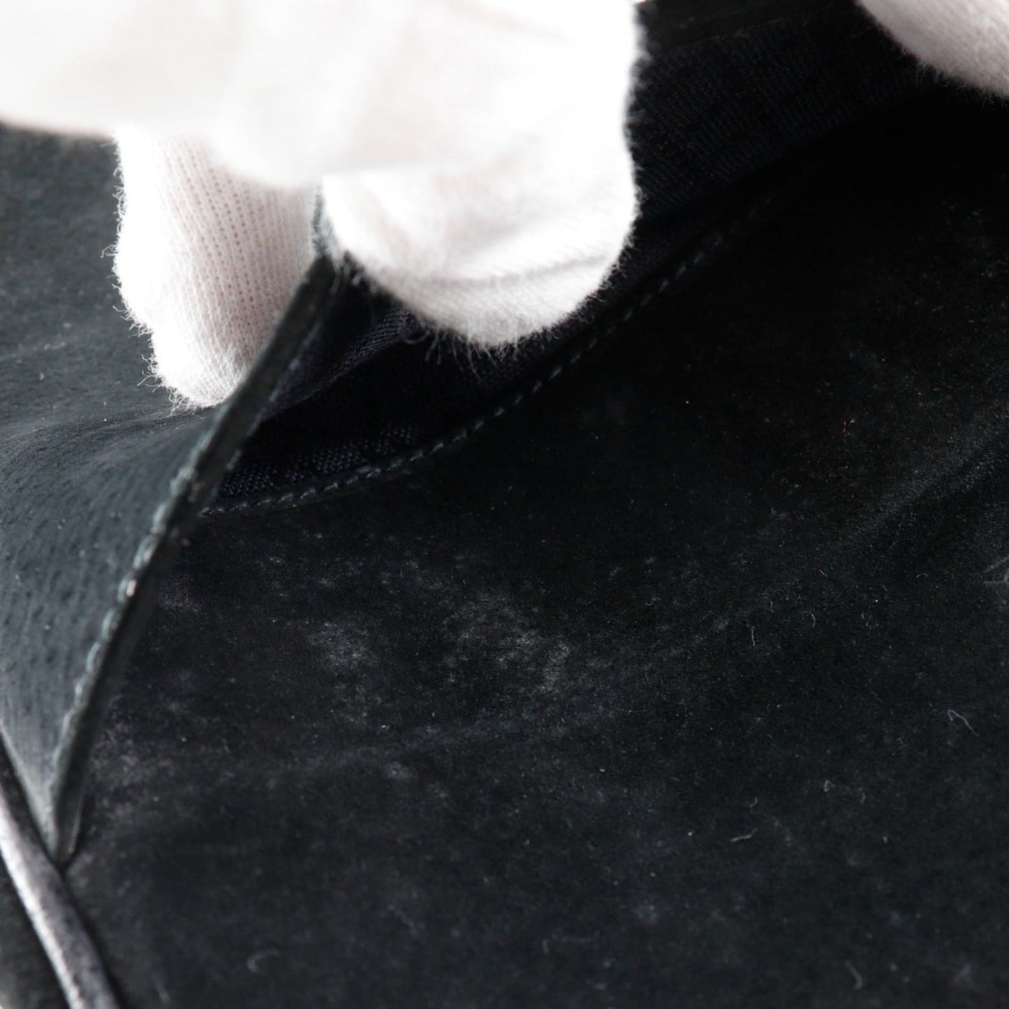 Gucci Black Suede Tote Bag ( )