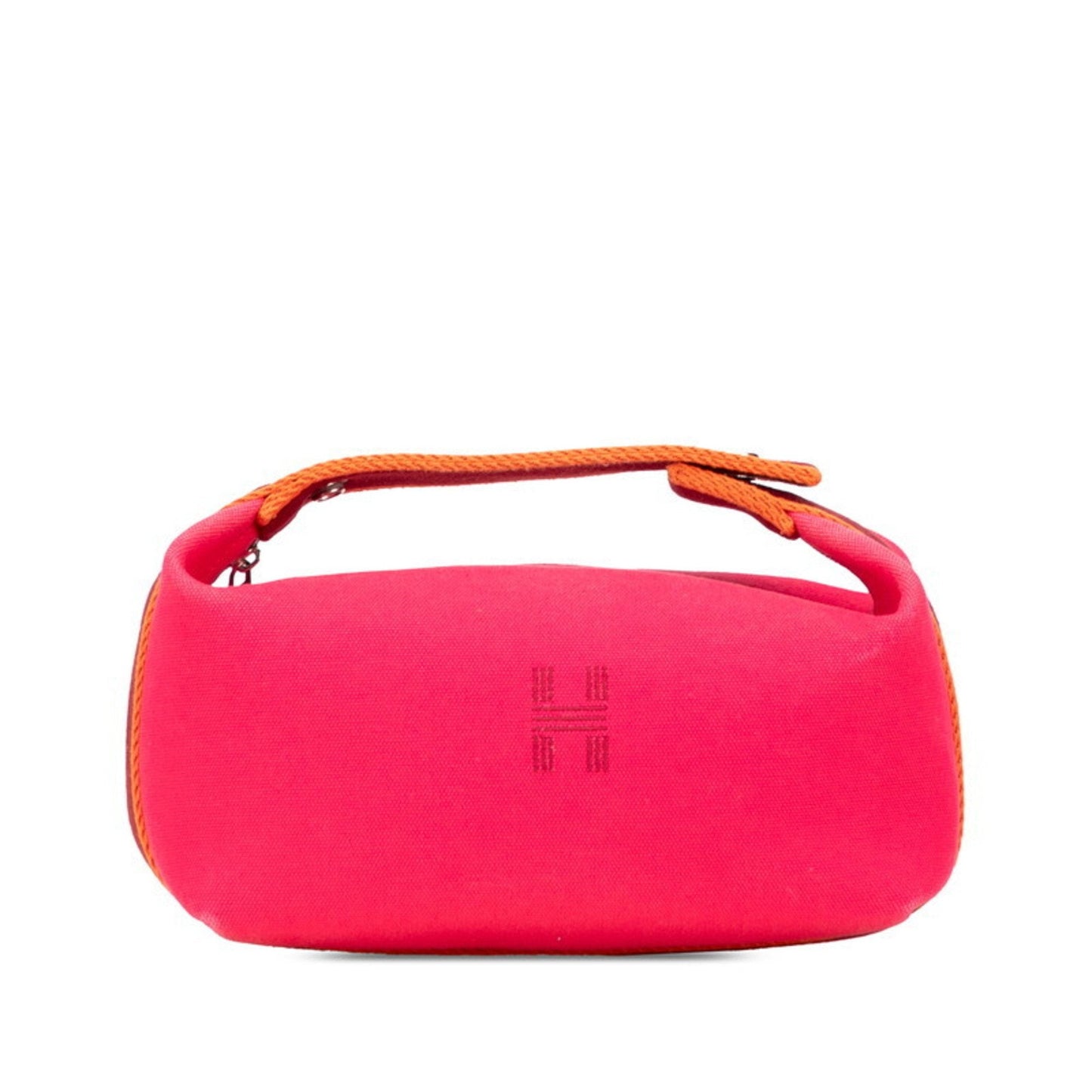 Hermes Pink Canvas Handbag ( )