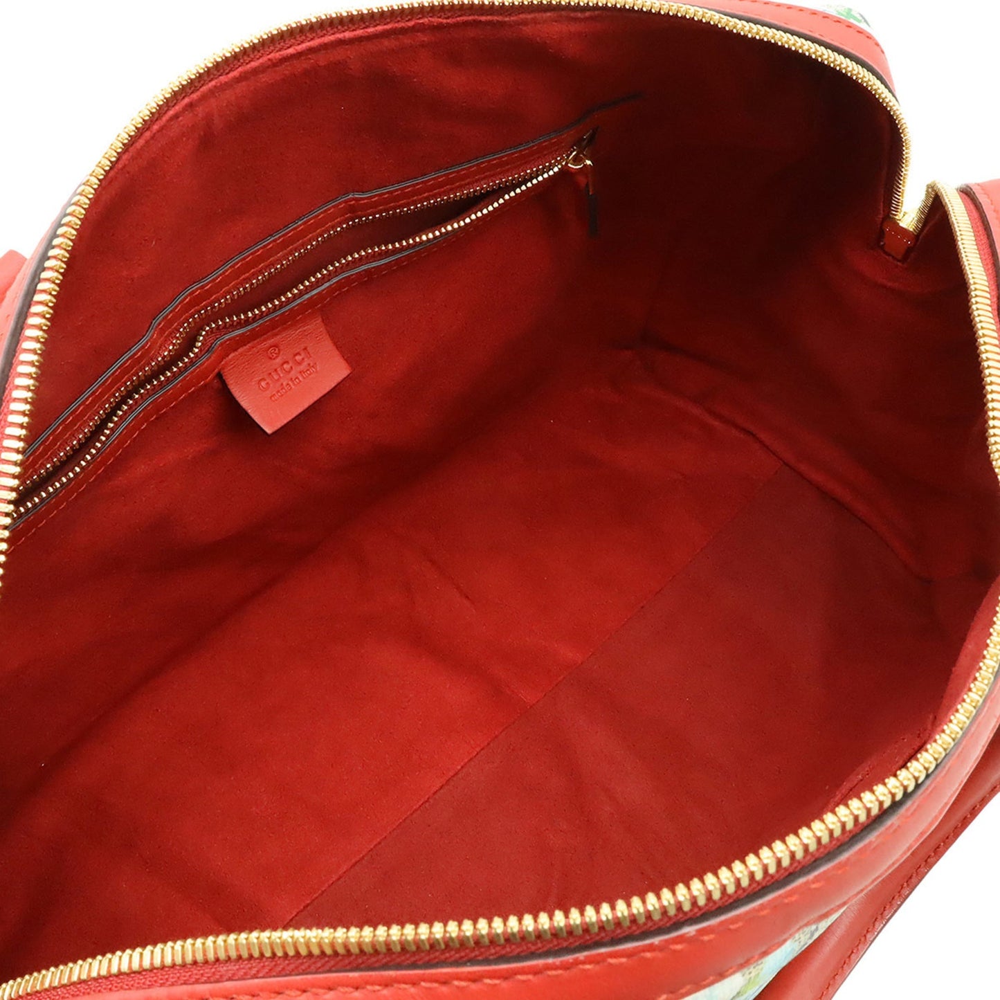 Gucci Beige Blue Multi-Color Red Color Gg Supreme Leather Boston Bag Handbag Shoulder Bag ( )