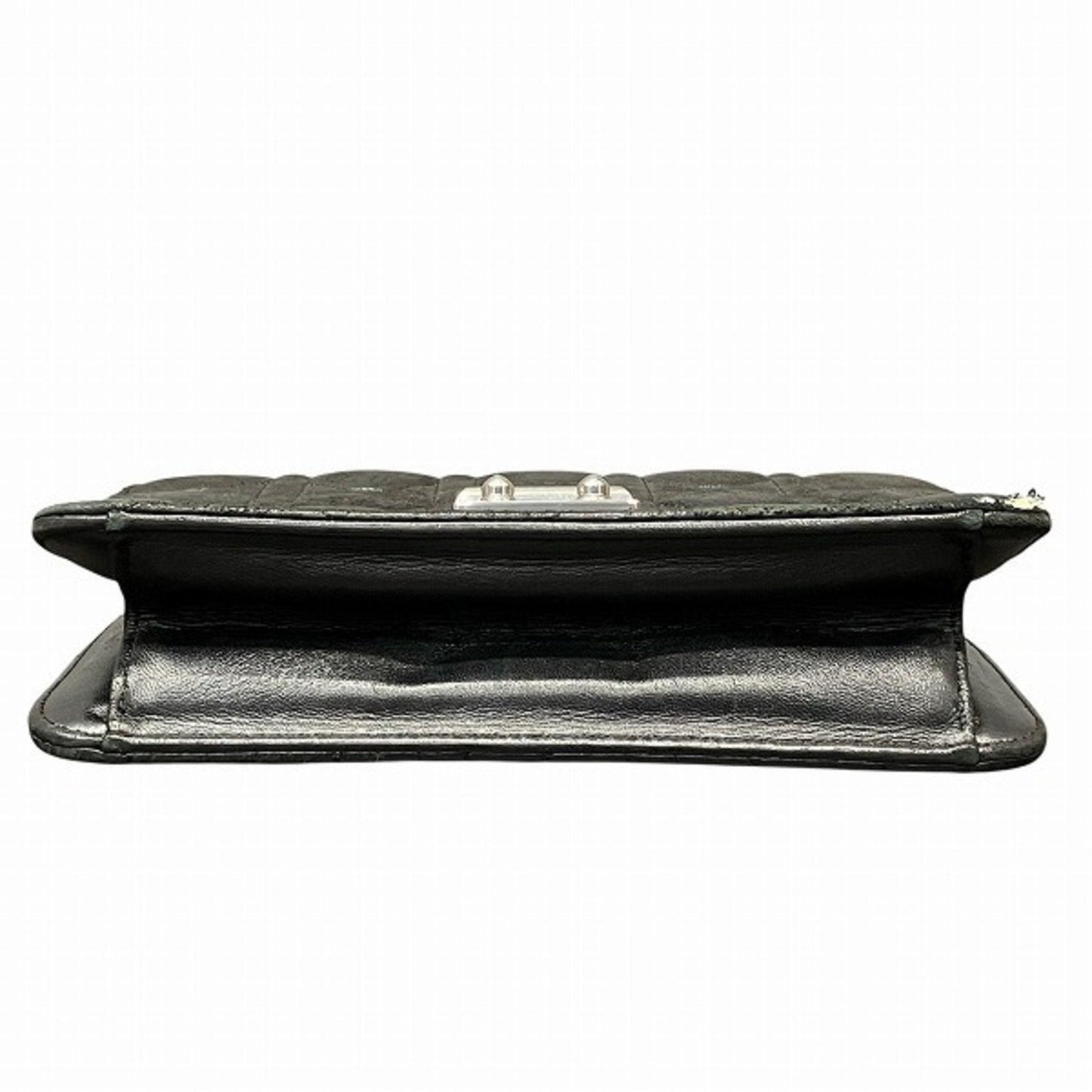 Christian Dior Black Leather Shoulder Bag ()