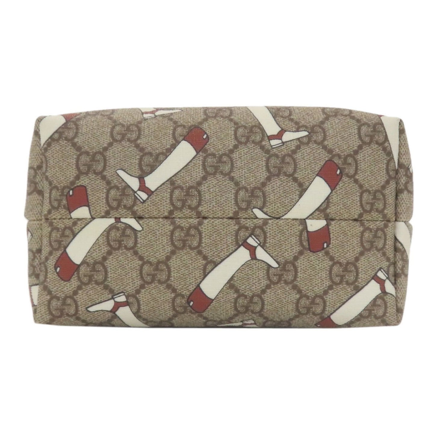 Gucci Brown White Pvc Handbag ( )