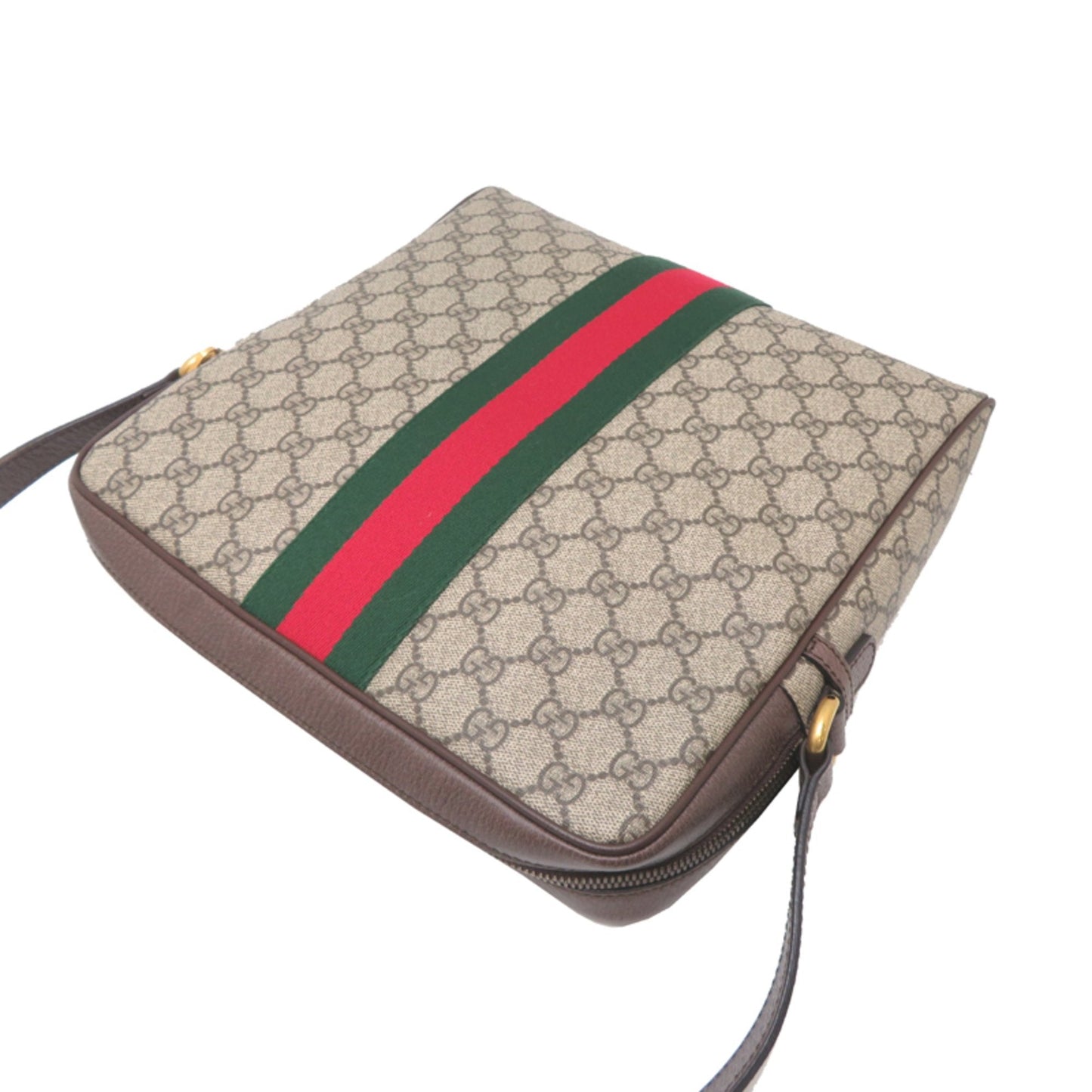 Gucci Sherry Line Beige Gg Beige Pvc Shoulder Bag ( )
