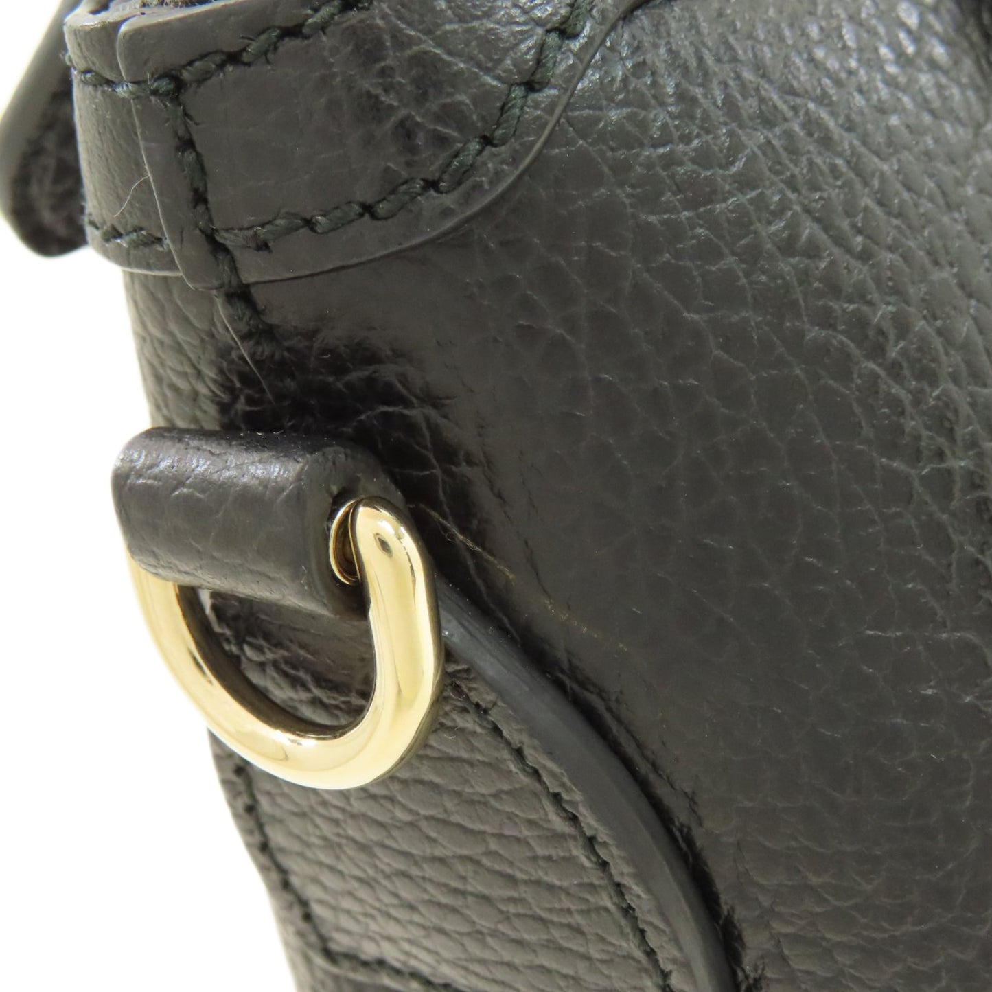 Gucci Black Leather Handbag ( )
