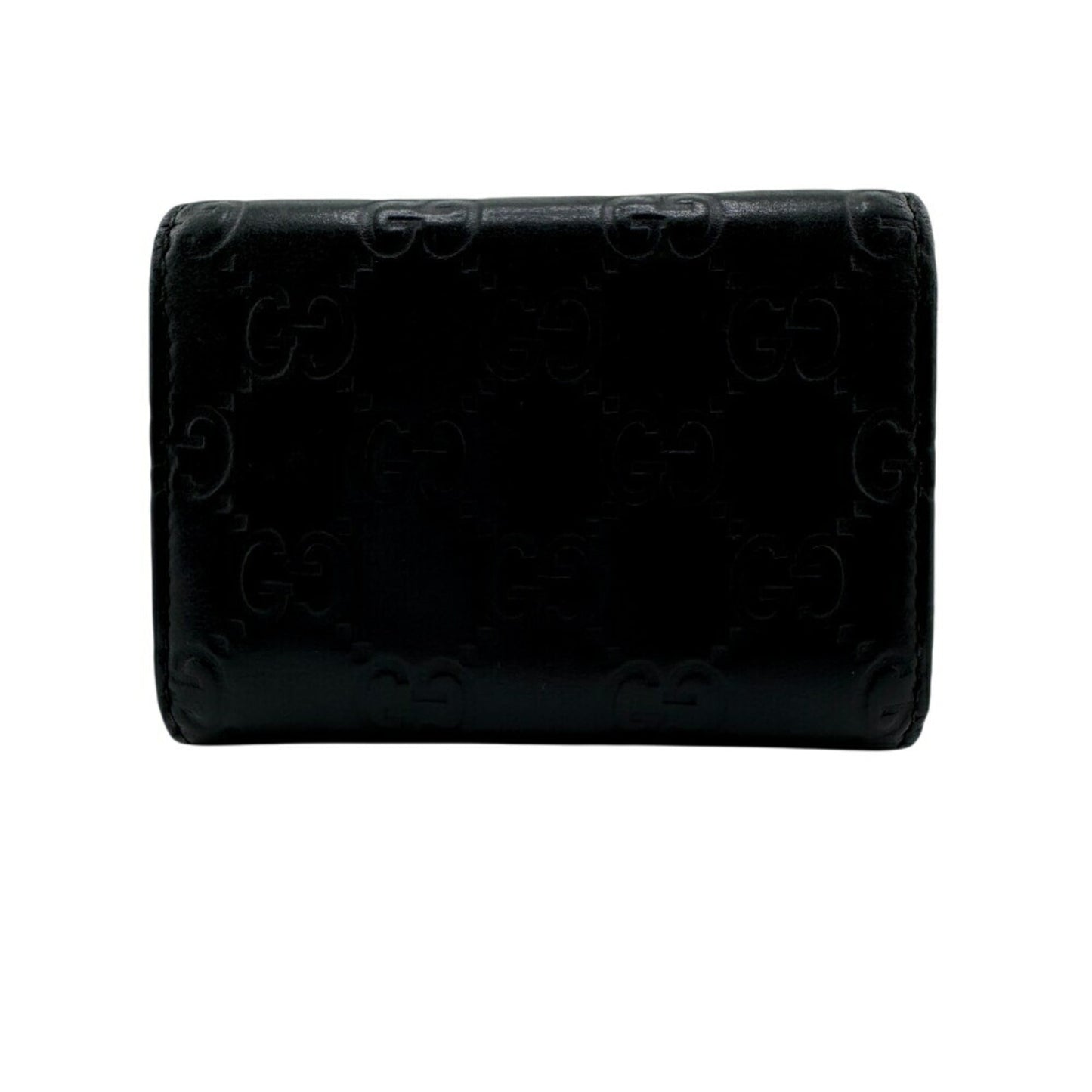 Gucci Black Leather Long Wallet (Bi-Fold) ( )