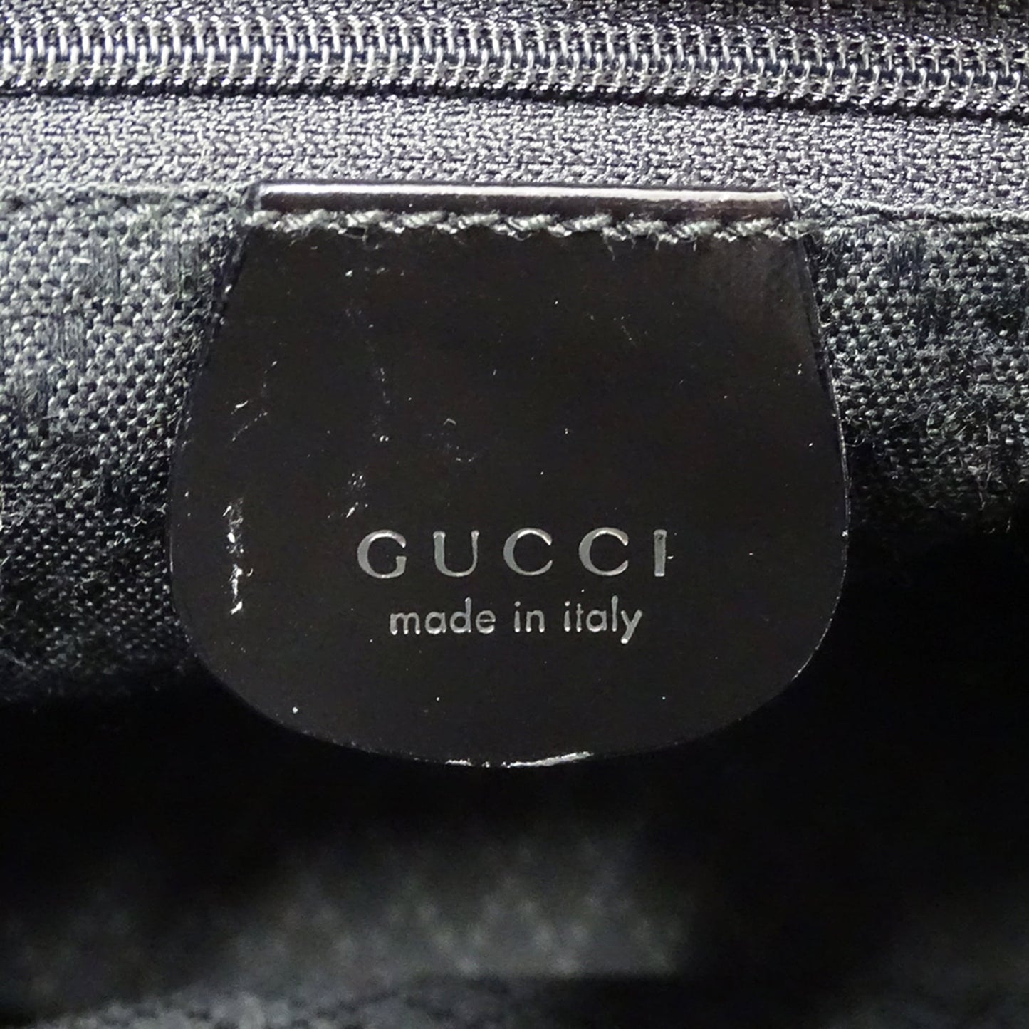 Gucci Black Nylon Handbag Shoulder Bag ( )