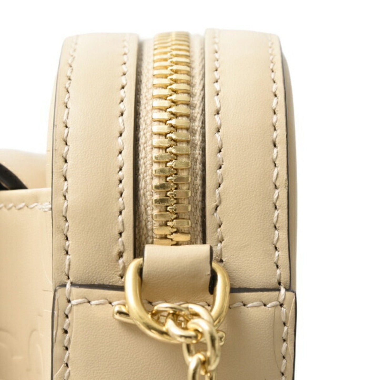 Gucci Beige Leather Shoulder Bag ( )