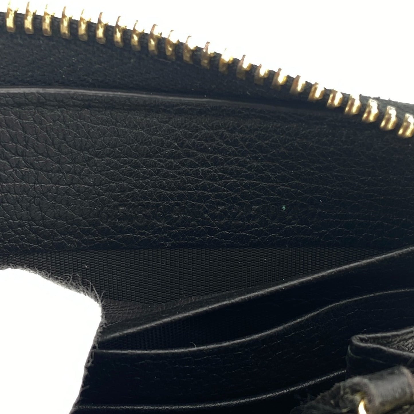 Gucci Black Leather Long Wallet (Bi-Fold) ( )