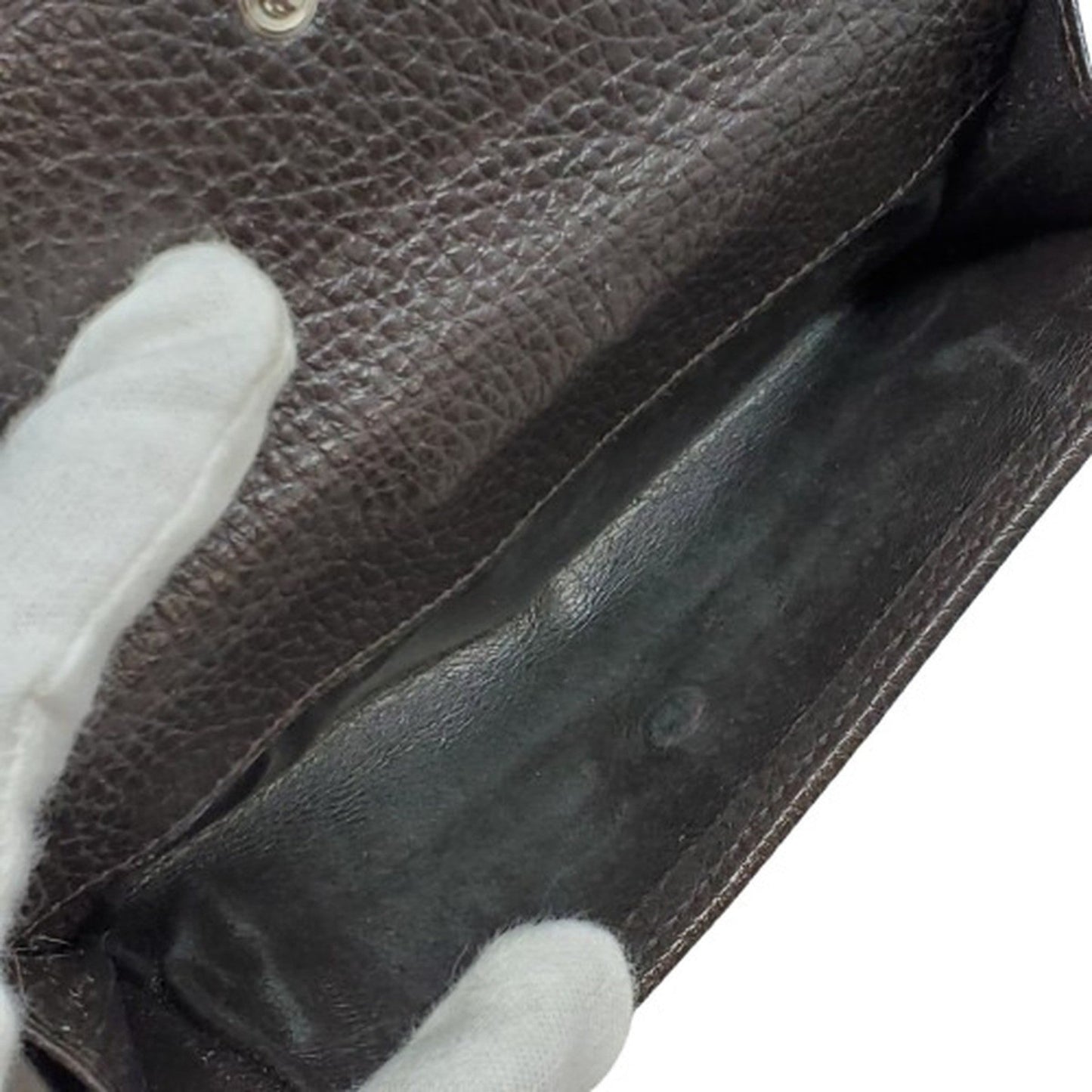 Gucci Brown Gg Canvas Long Wallet (Bi-Fold) ( )