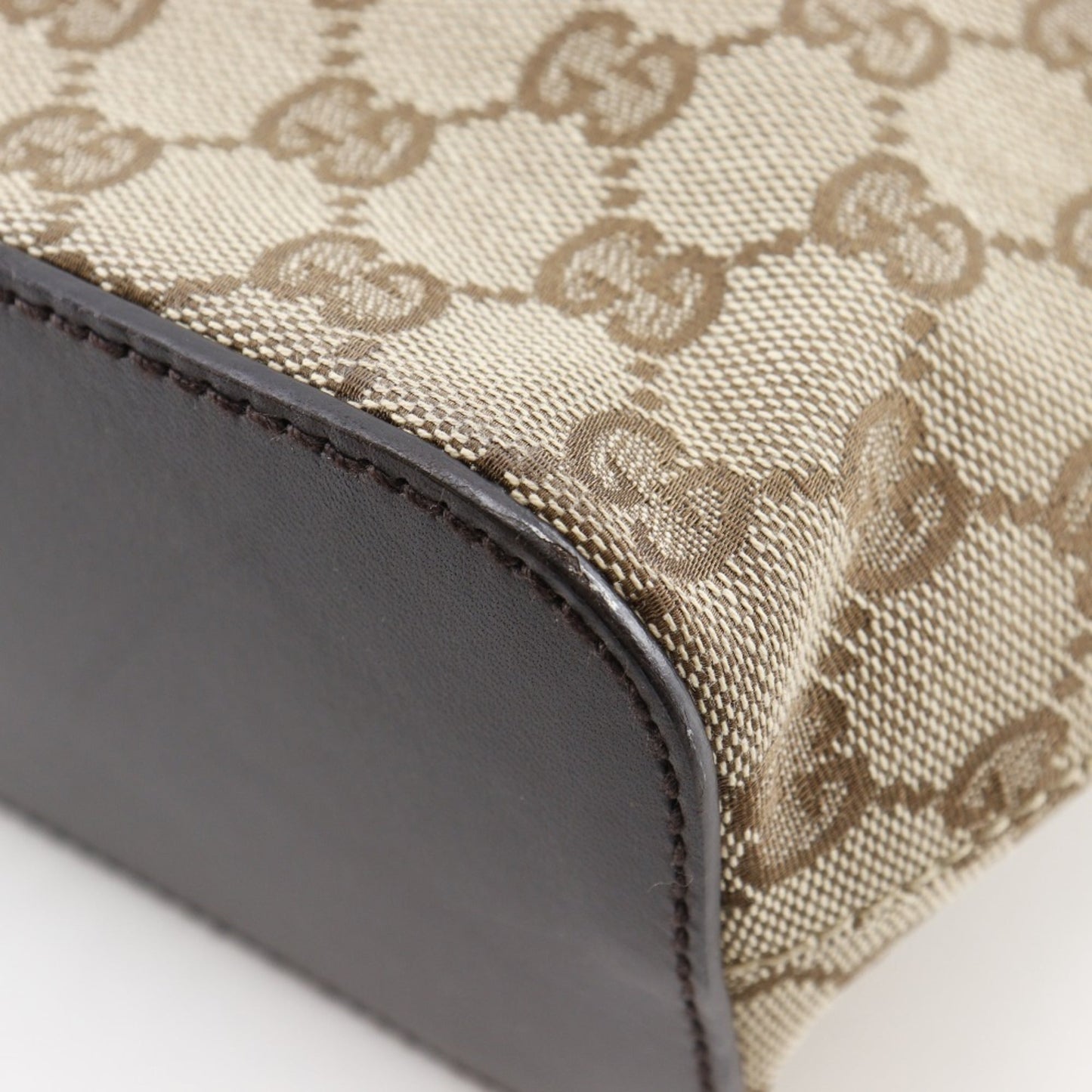 Gucci Brown Gg Canvas Shoulder Bag ( )