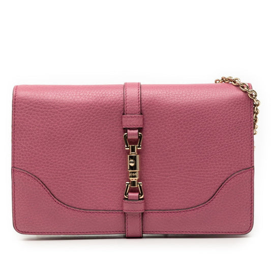 Gucci Pink Leather Shoulder Bag ( )