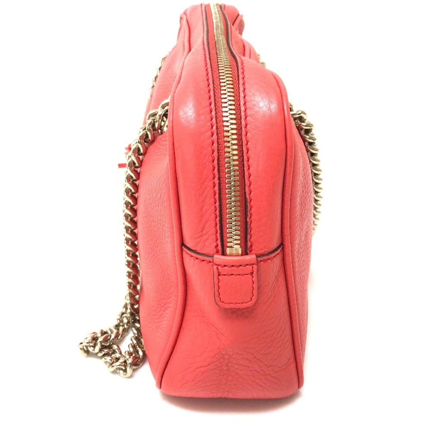 Gucci Soho Pink Leather Shoulder Bag ( )