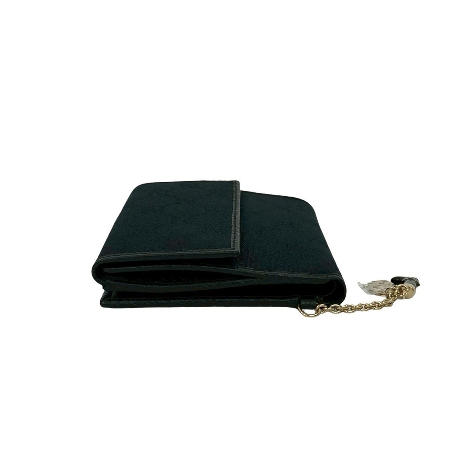 Gucci Black Canvas Leather Wallet (Bi-Fold) ( )
