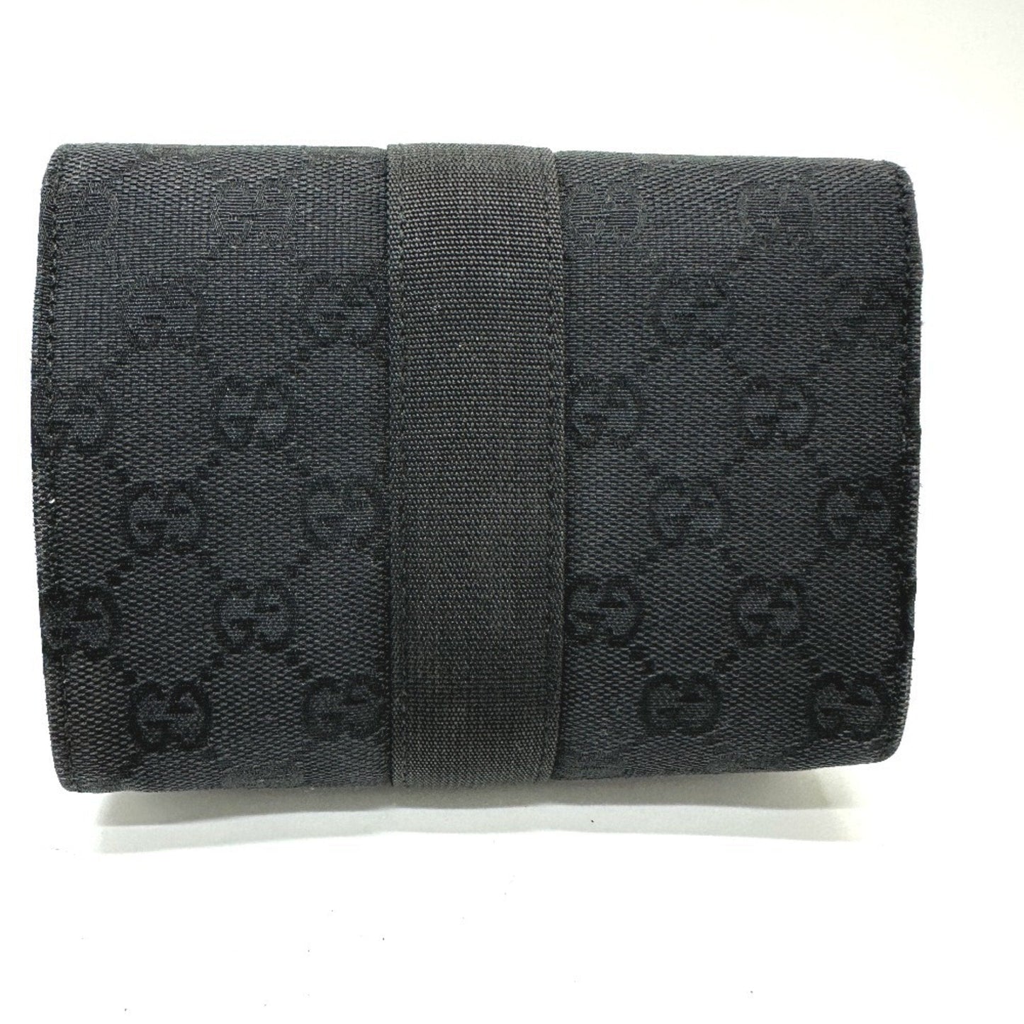 Gucci Black Gg Canvas Pouch ( )