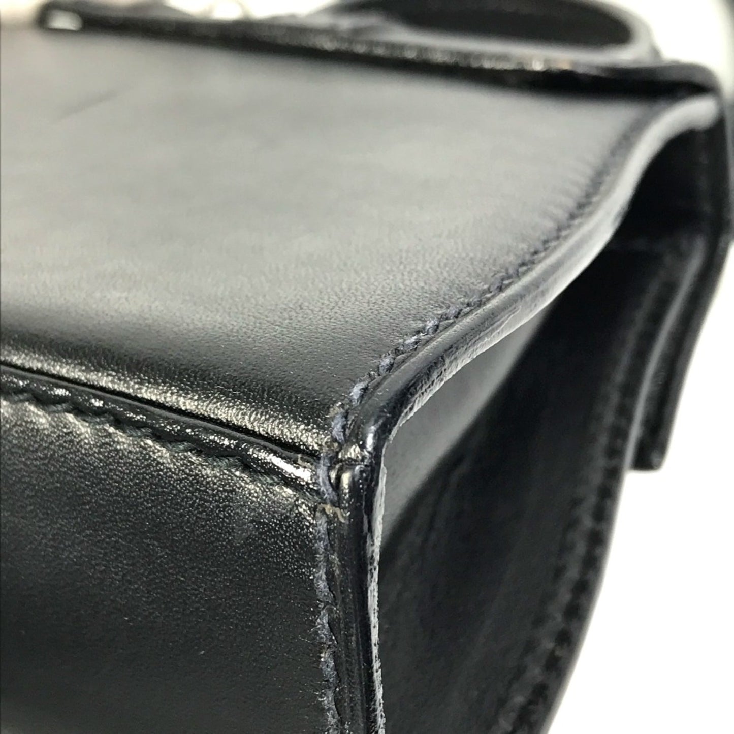 Gucci Black Leather Shoulder Bag ( )