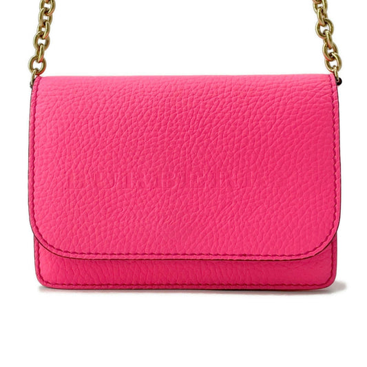 Burberry Pink Leather Shoulder Bag ( )