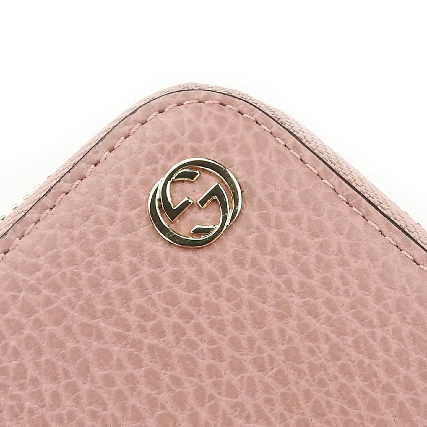 Gucci Pink Leather Long Wallet (Bi-Fold) ( )