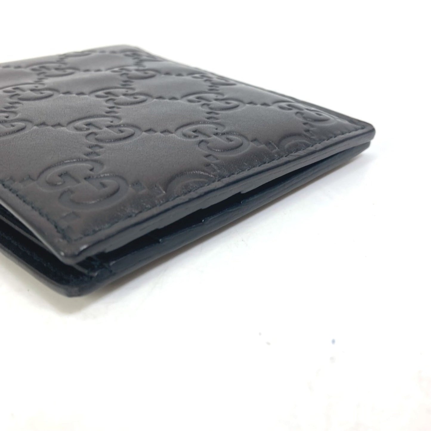 Gucci Black Leather Wallet (Bi-Fold) ( )