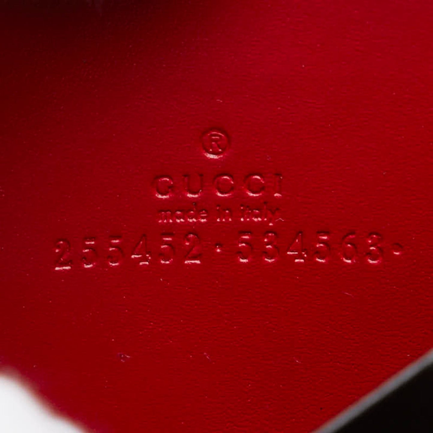 Gucci Red Color Leather Coin Purse/Coin Case ( )
