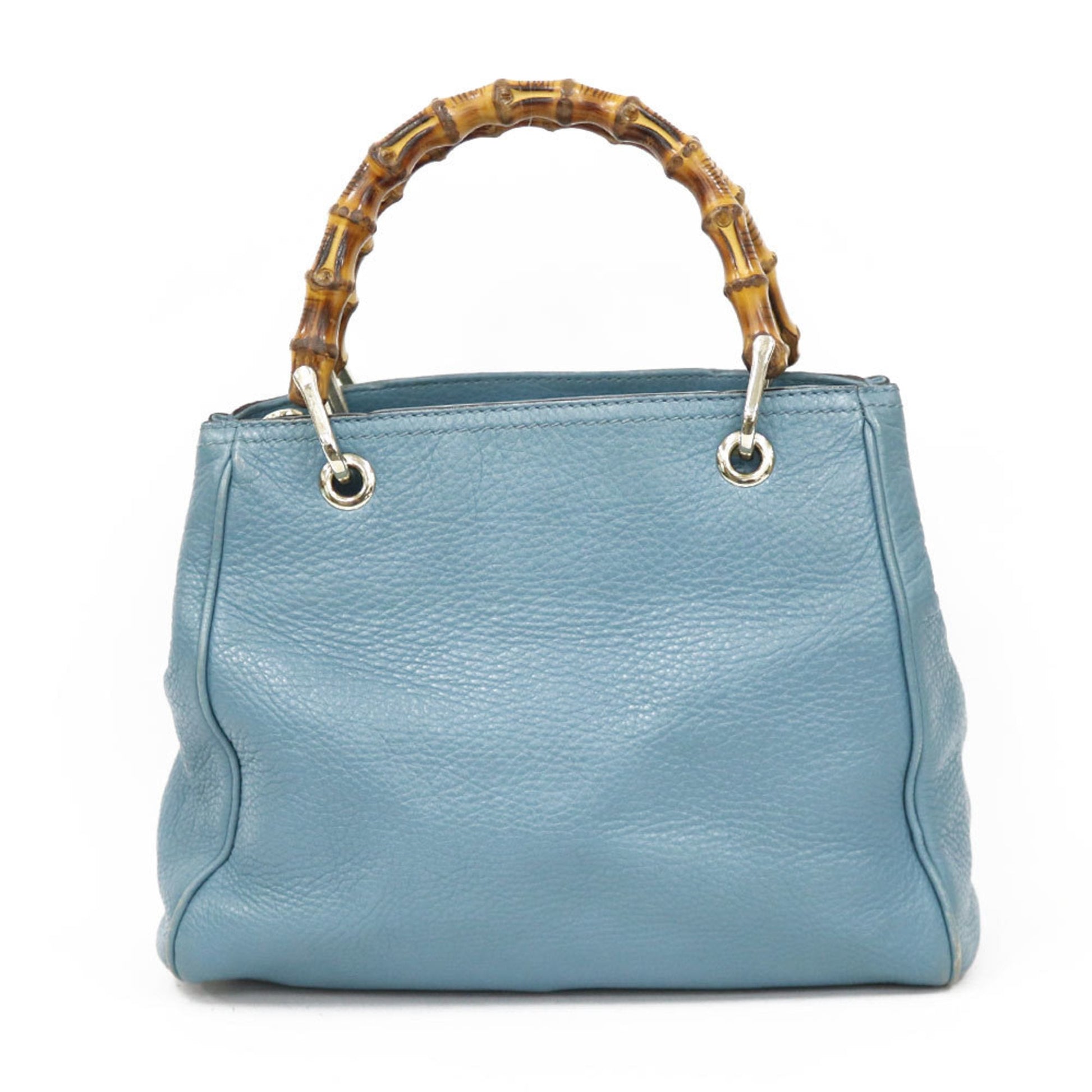 Gucci Bamboo Blue Shoulder Bag