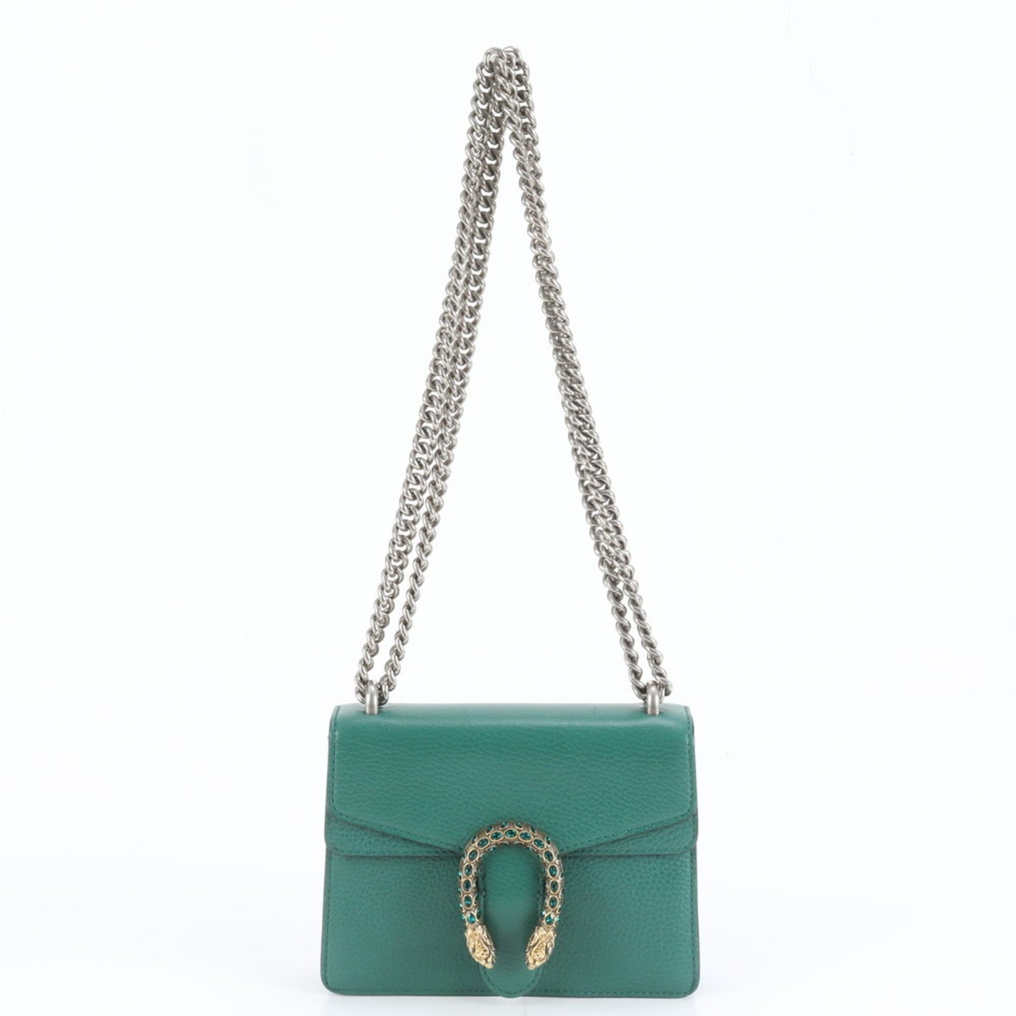 Gucci Green Leather Shoulder Bag ( )