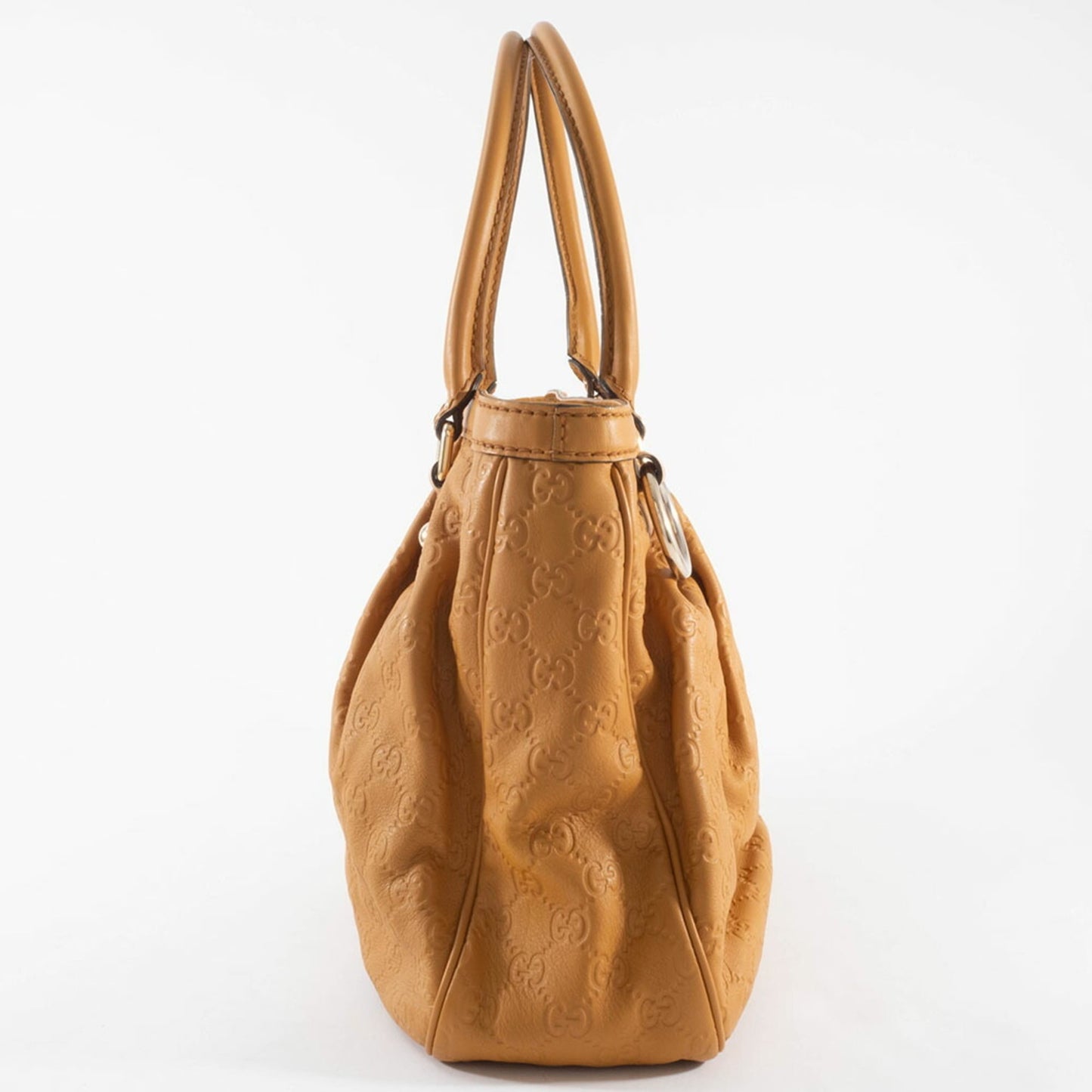 Gucci Brown Leather Handbag ( )