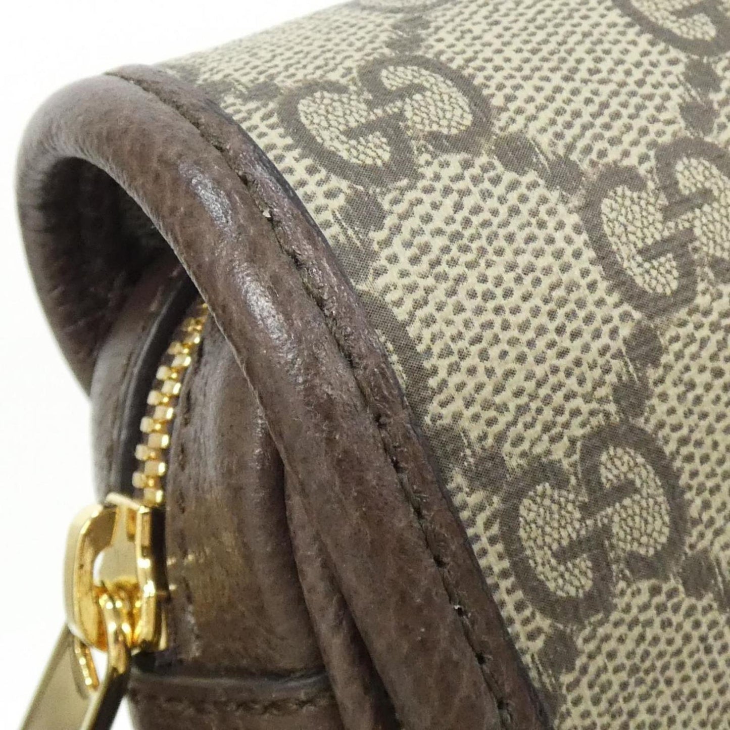 Gucci Beige Brown Gg Supreme Canvas Shoulder Bag ( )