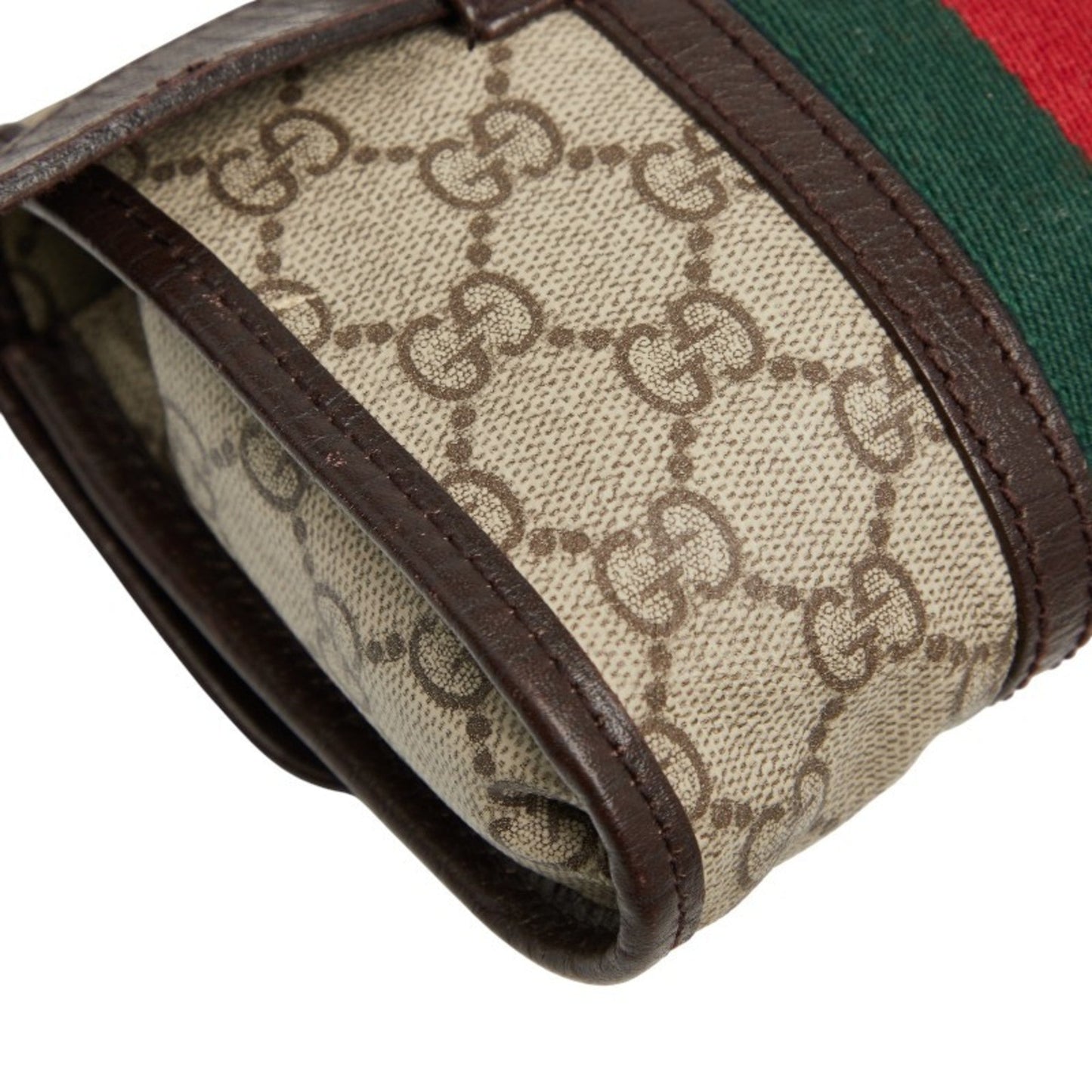 Gucci Sherry Line Beige Multi-Color Pvc Leather Sling Bag ( )