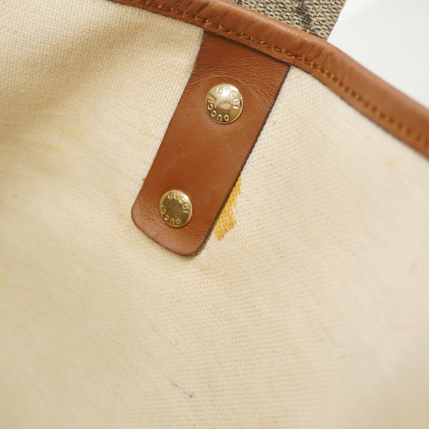 Gucci Brown Pvc Tote Bag ( )