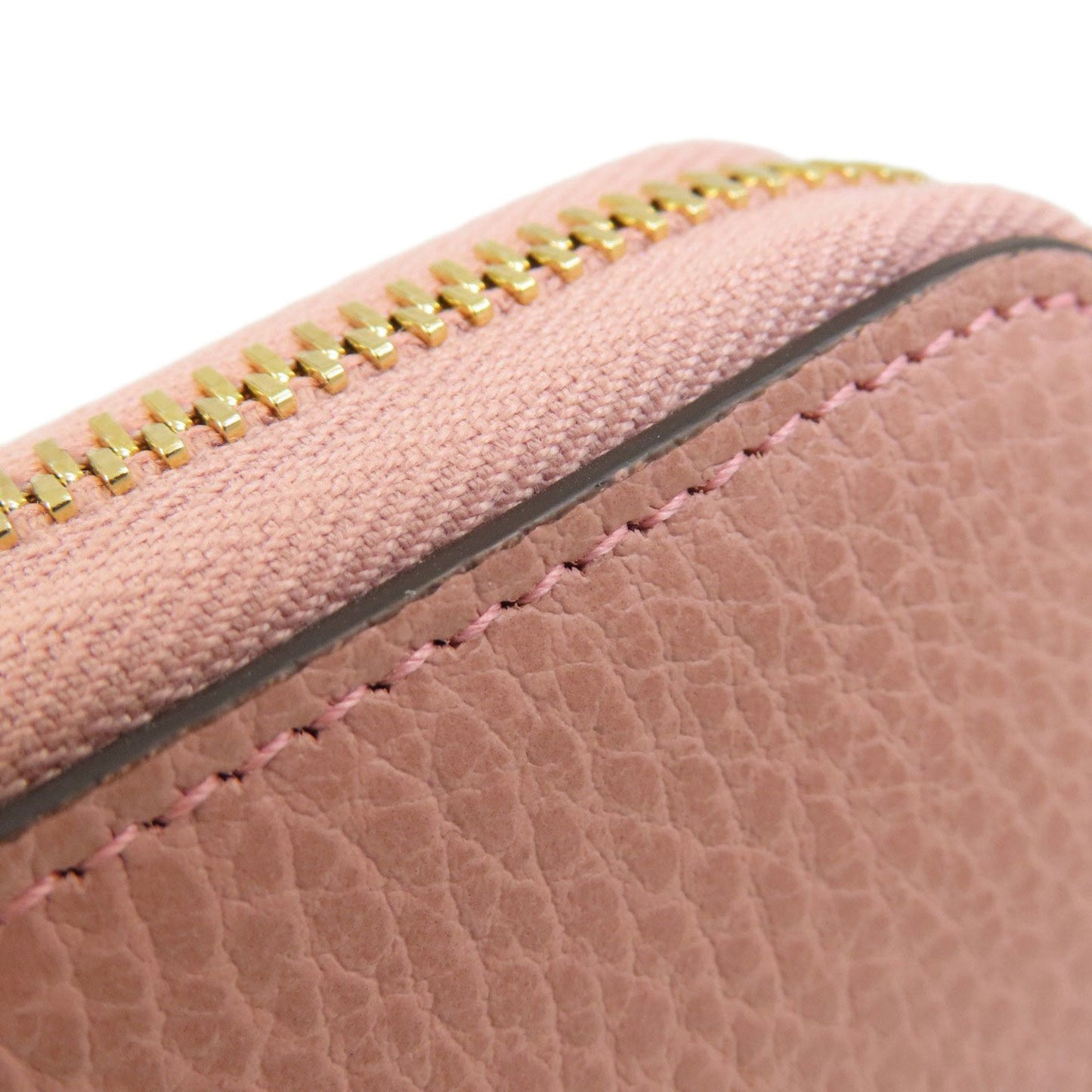 Gucci Pink Leather Coin Purse/Coin Case ( )