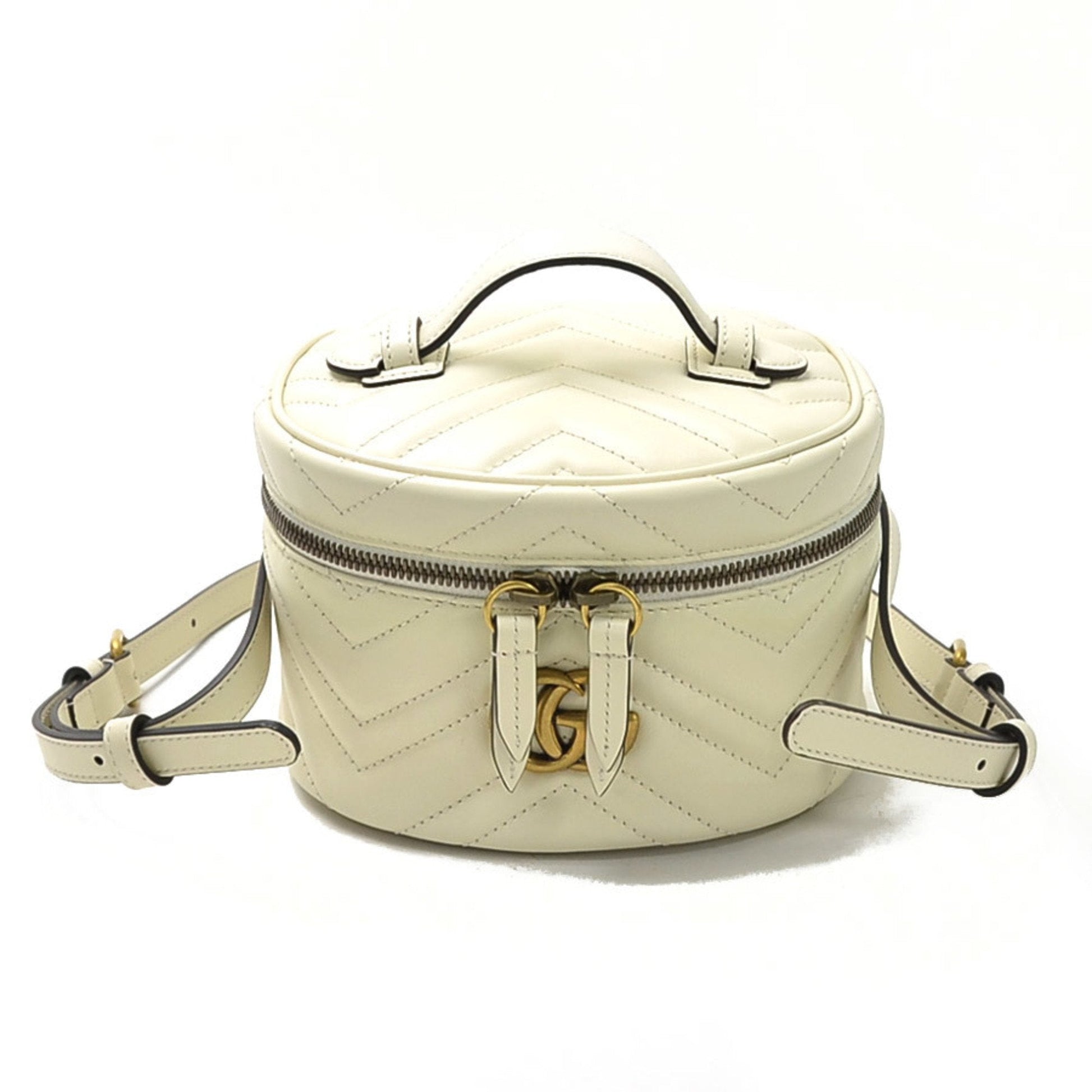 Gucci GG Marmont Leather Quilted Backpack